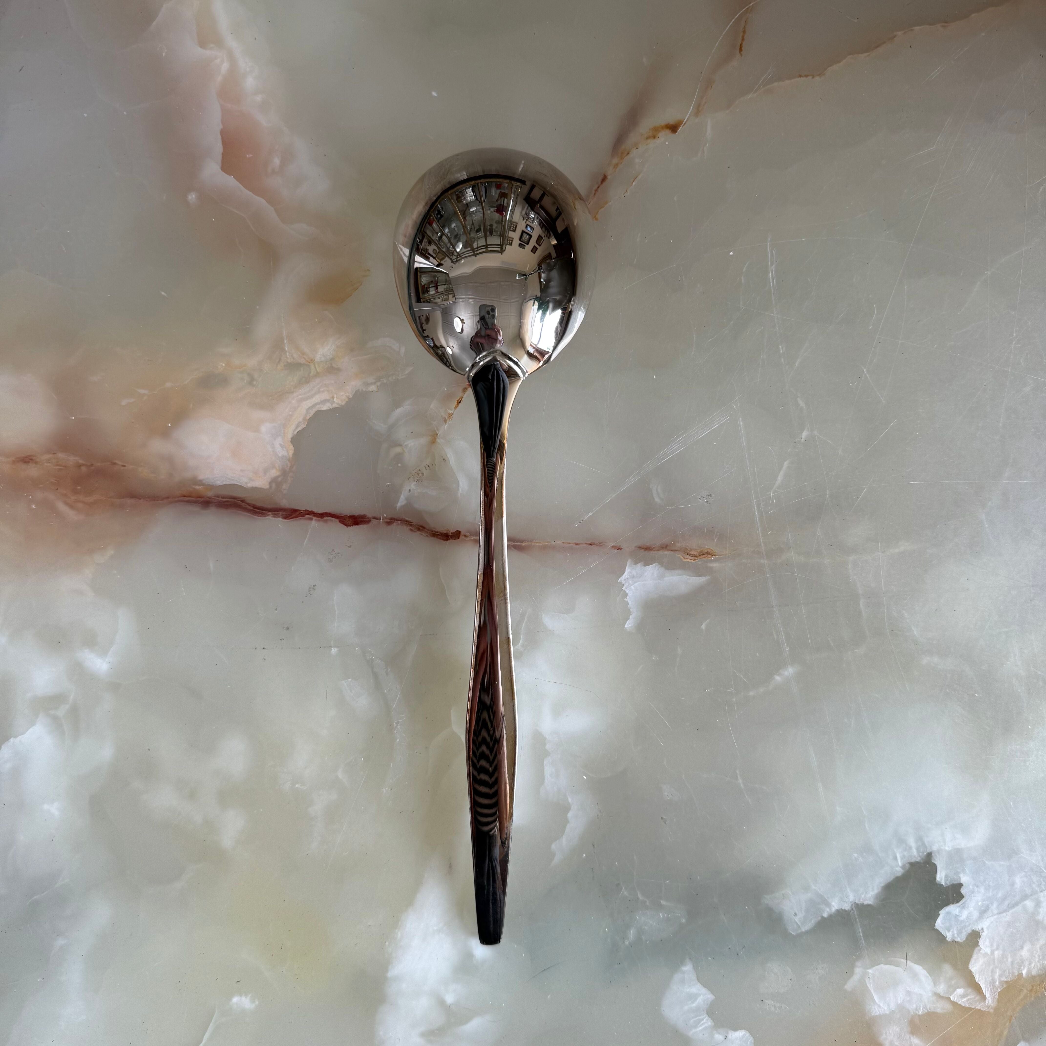 Christofle Orly Silver Plated Serving Spoon Large 17006