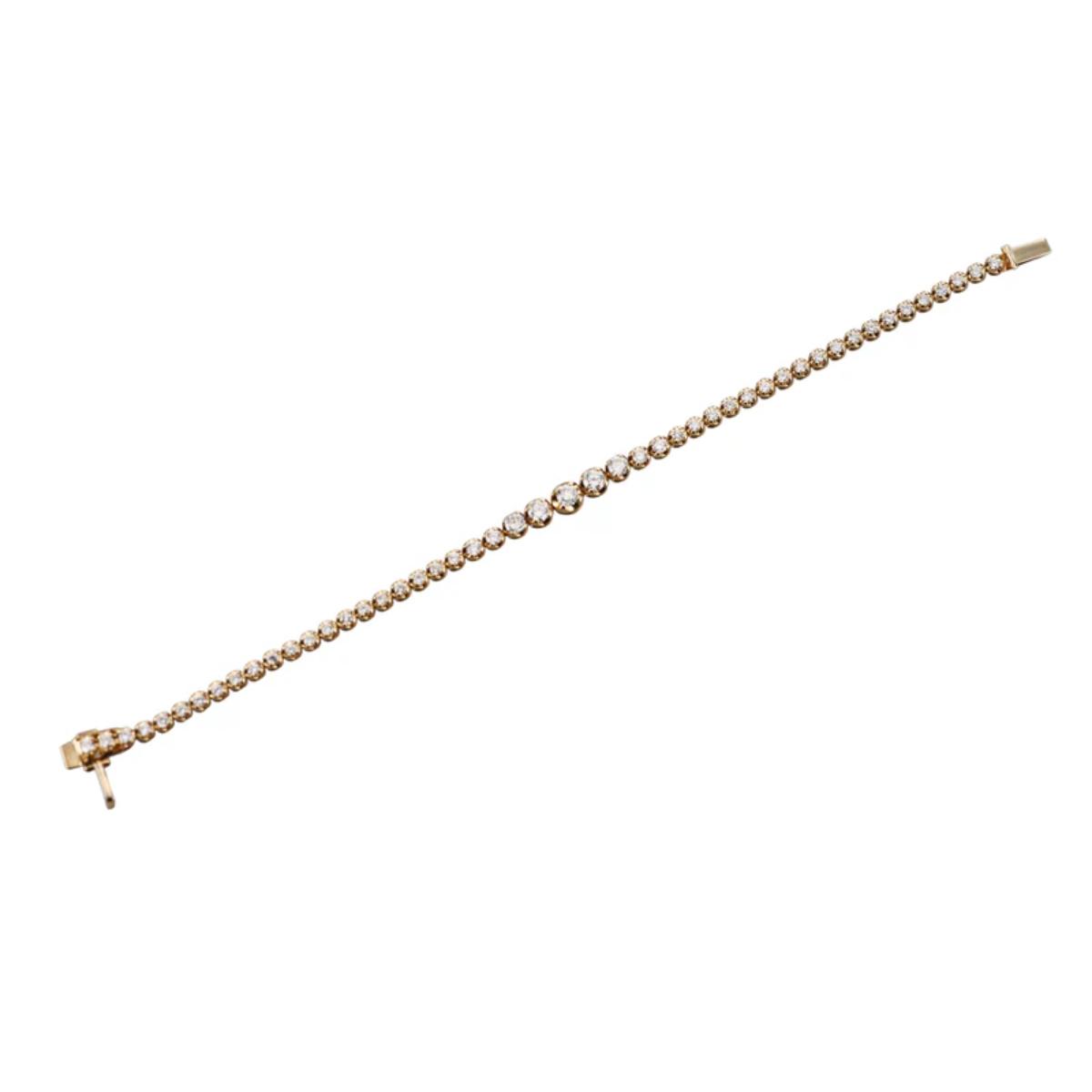 18k Gold 2.00ctw Diamond Tennis Bracelet