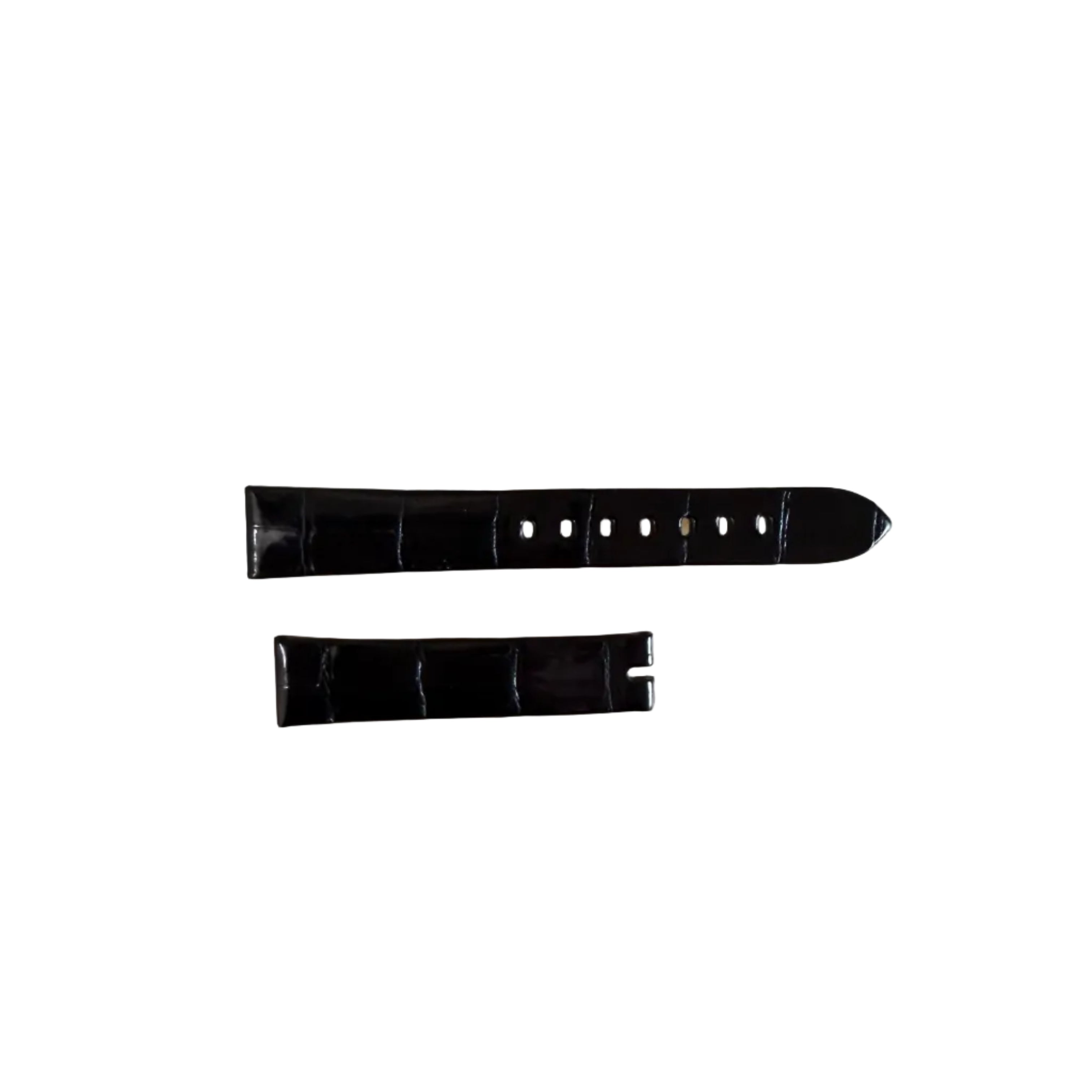 Authentic Breguet Black Alligator Shiny Watch Band Strap 16mm