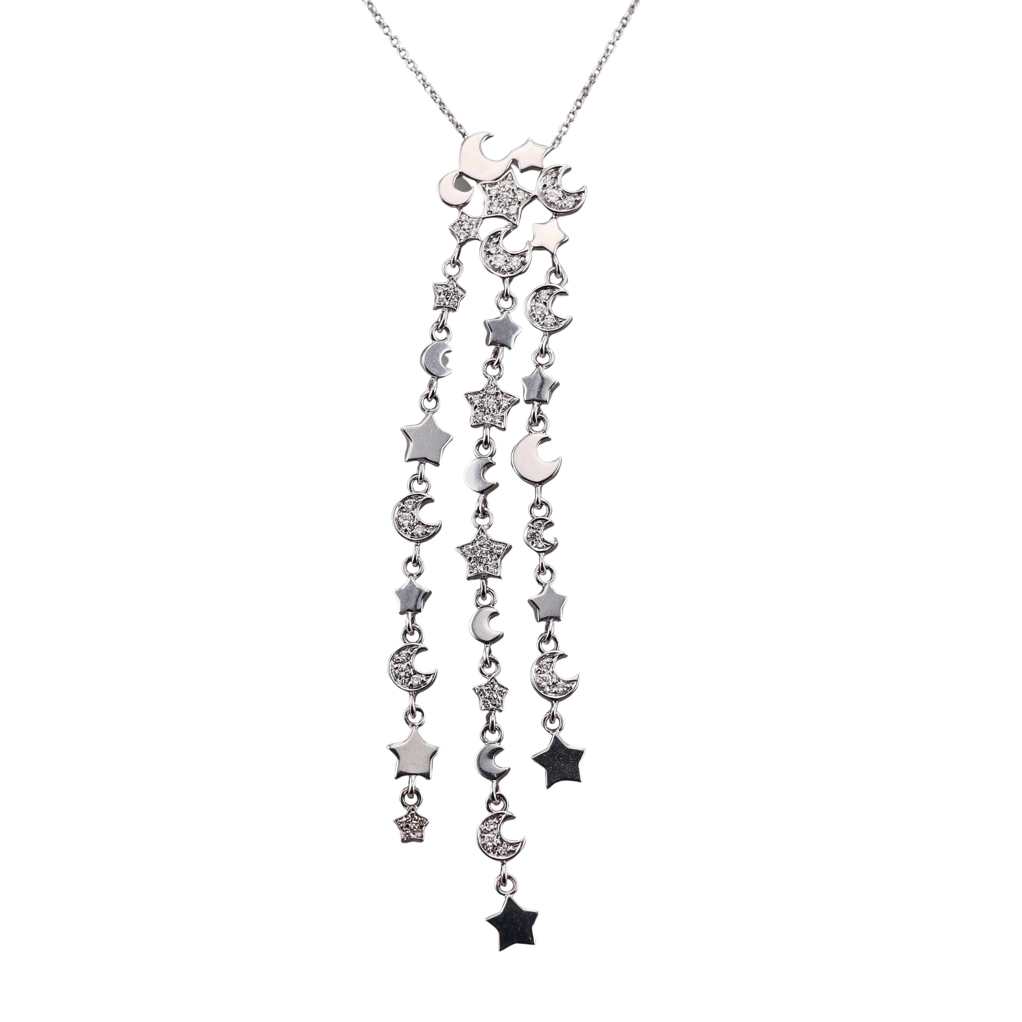 Pasquale Bruni 18k Gold Diamond Pendant Necklace