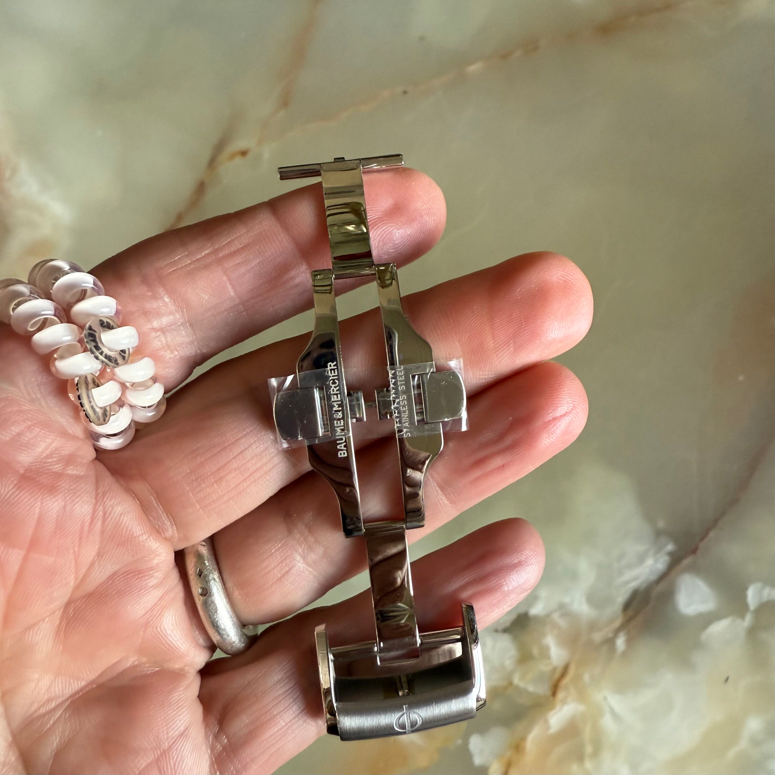 Authentic Baume & Mercier Steel Deployant Buckle 20mm