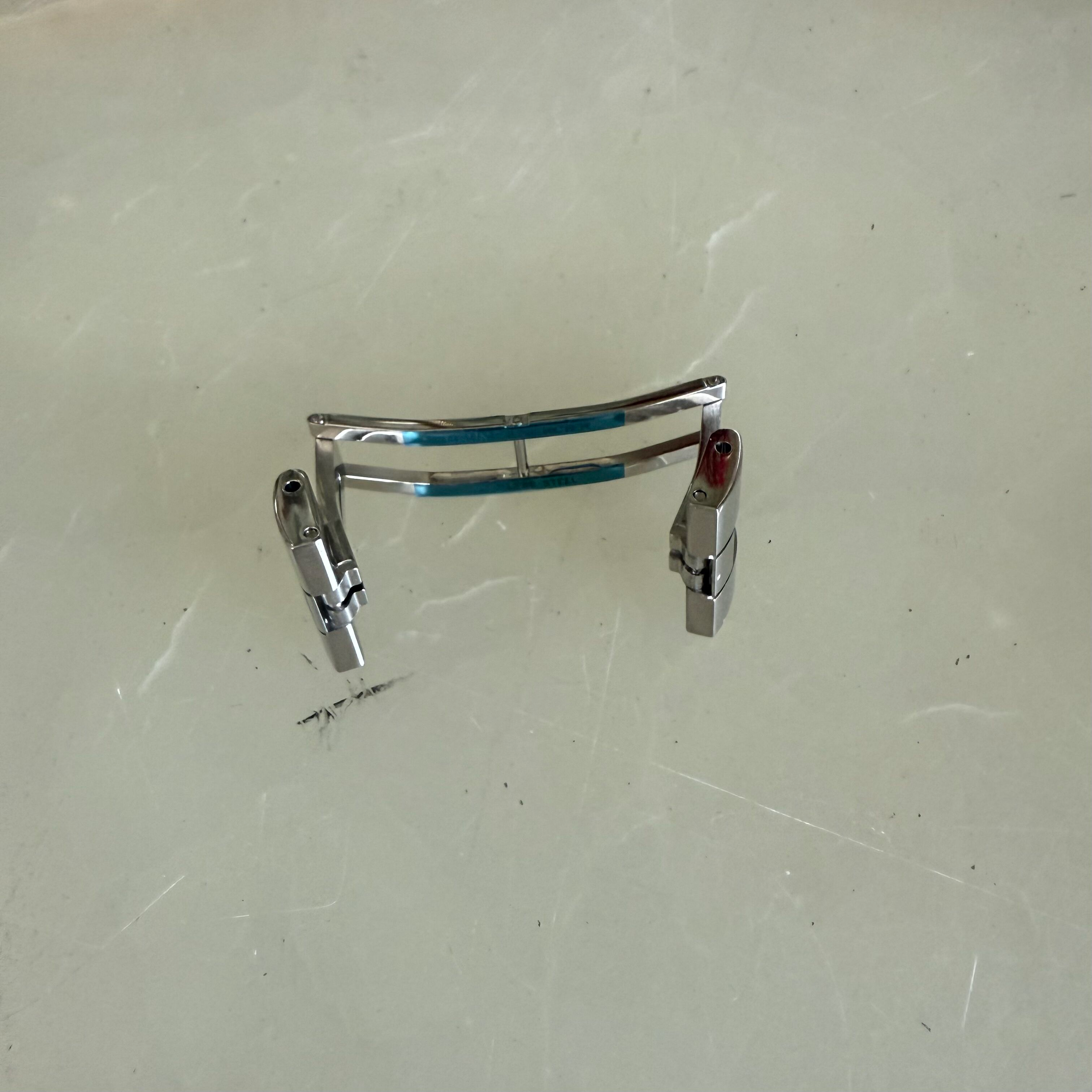 Authentic Baume & Mercier Steel Deployant Butterfly Buckle 18mm