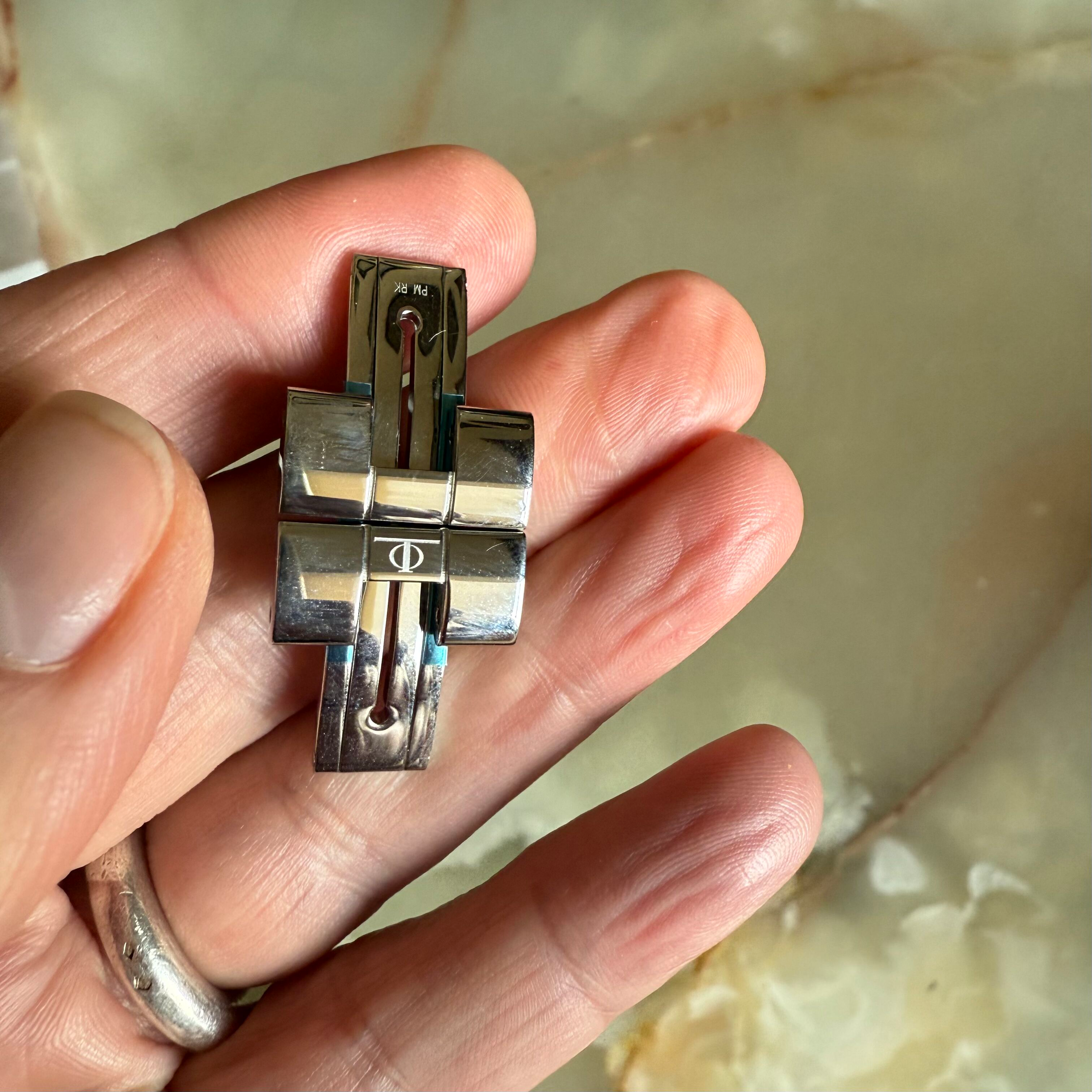 Authentic Baume & Mercier Steel Deployant Butterfly Buckle 18mm