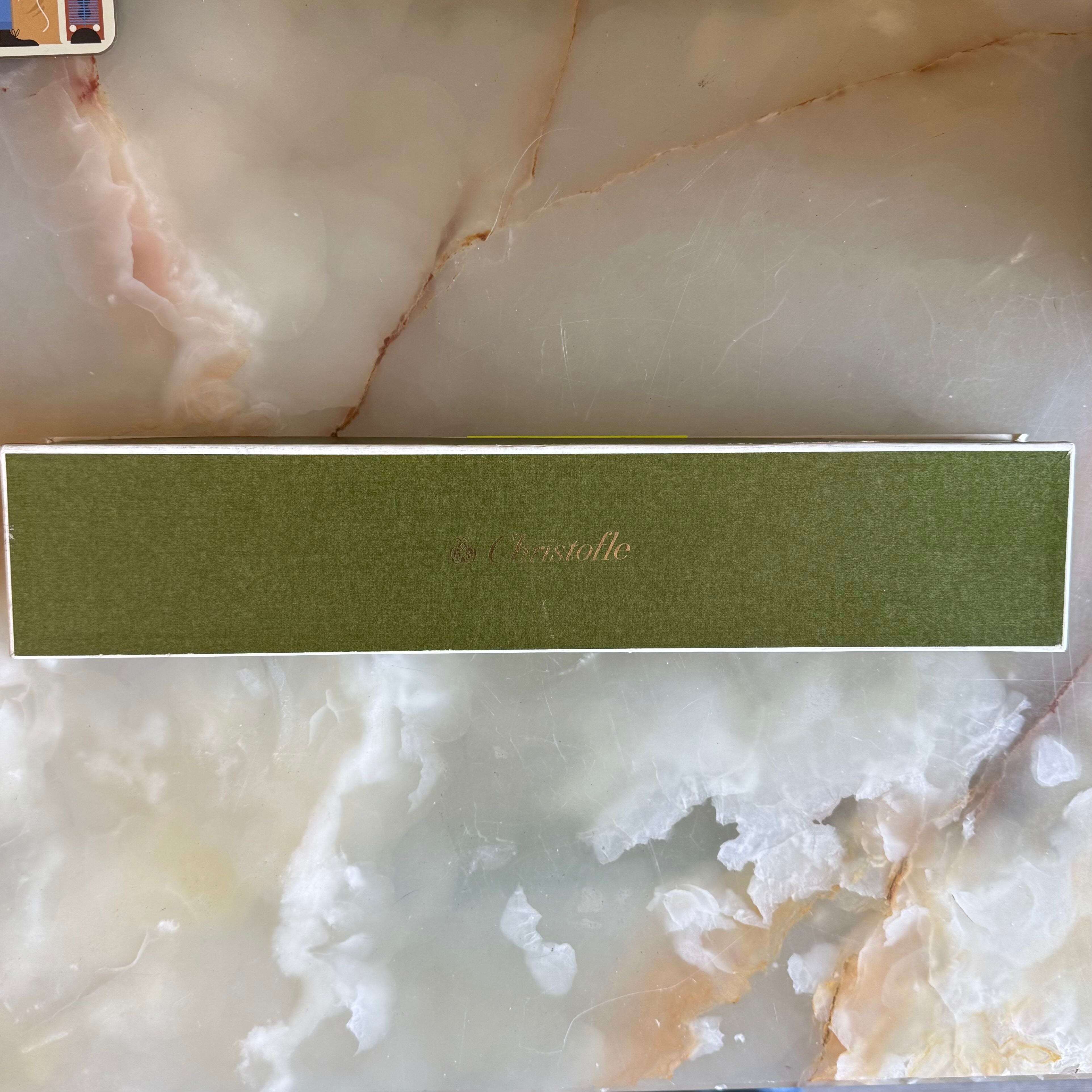 Christofle Rubans Silver Plated Serving Stuffing Spoon