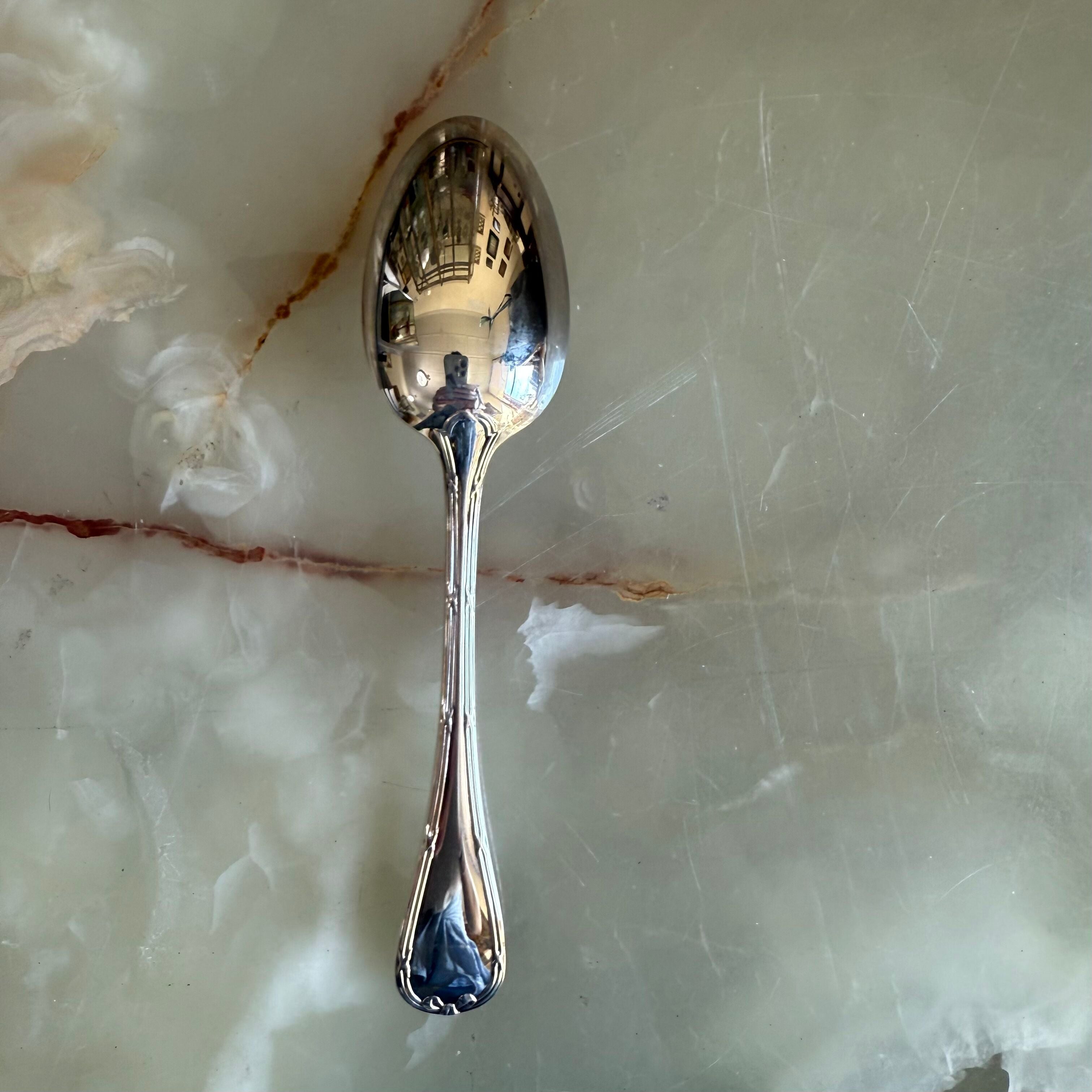 Christofle Rubans Silver Plated Two-Piece Children’s Flatware Set