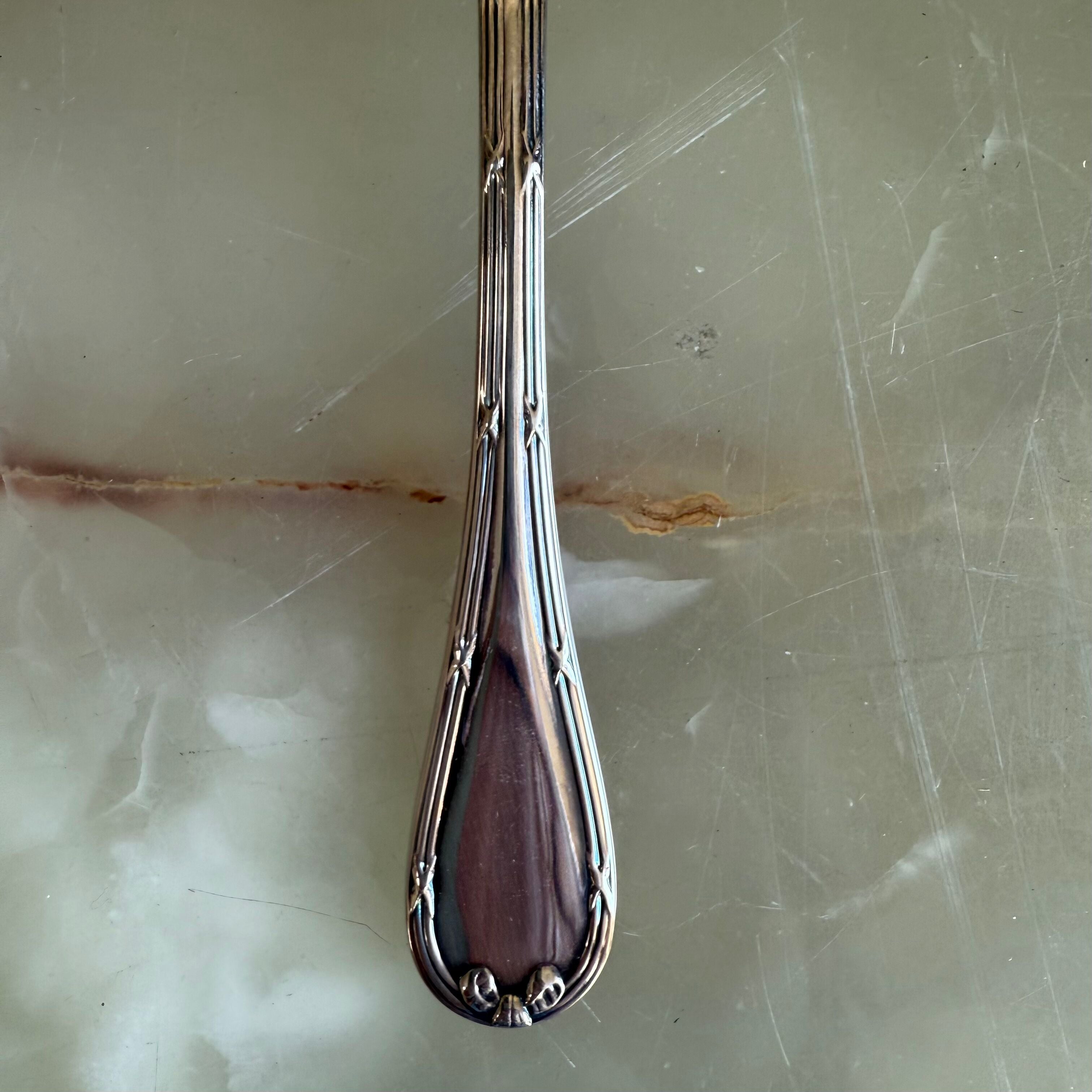 Christofle Rubans Silver Plated Two-Piece Children’s Flatware Set