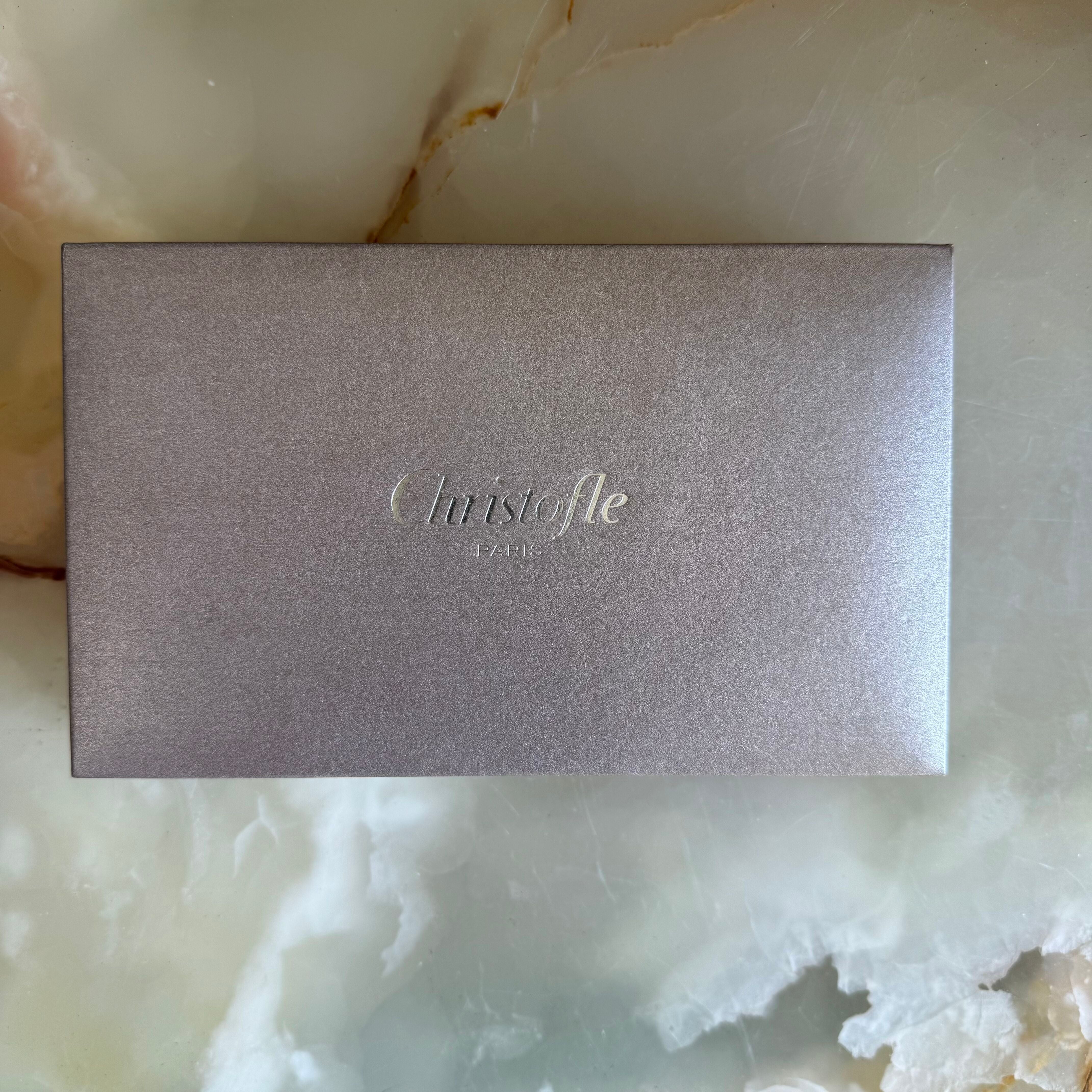 Christofle Rubans Silver Plated Two-Piece Children’s Flatware Set