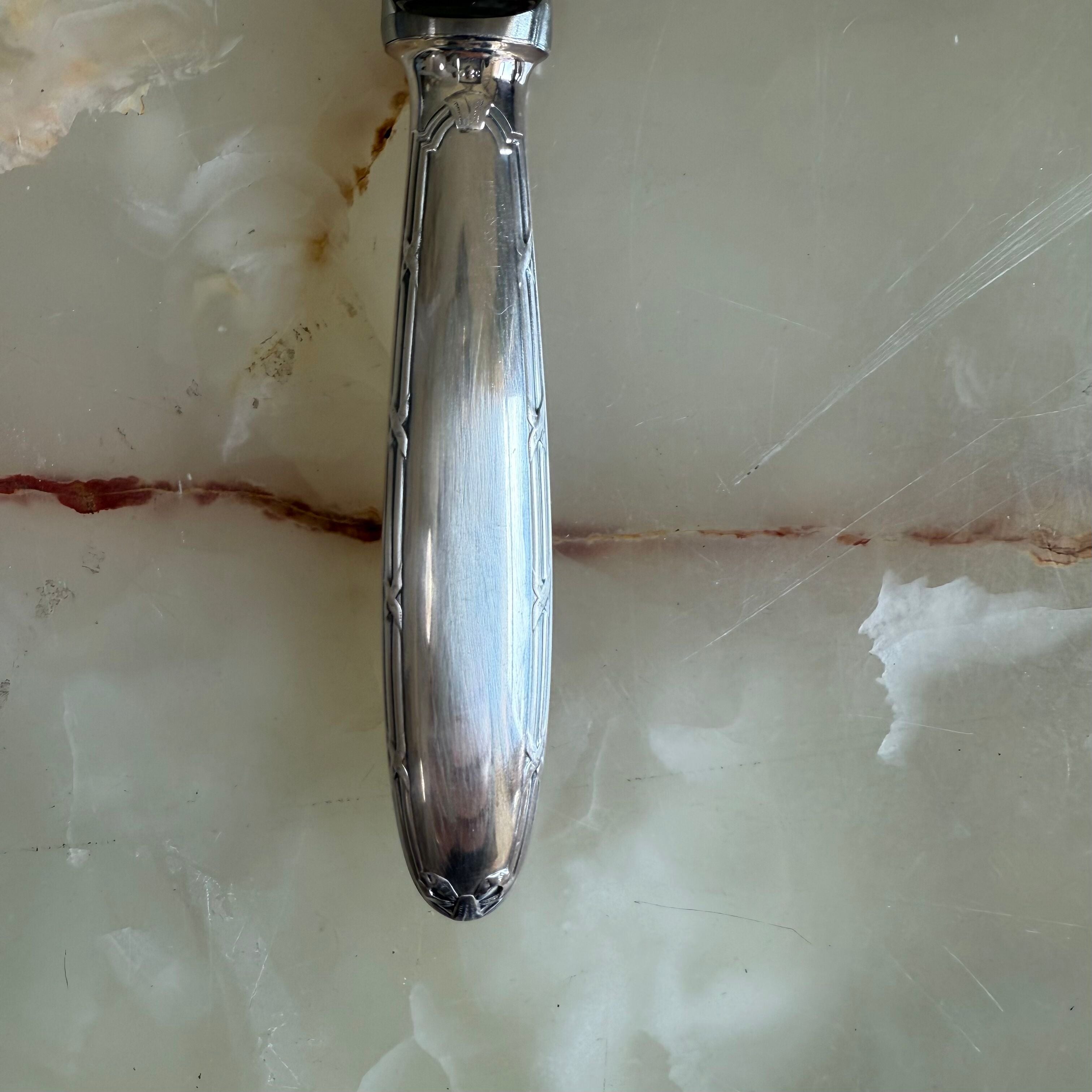 Christofle Rubans Silver Plated Fruit Knife Set of 12