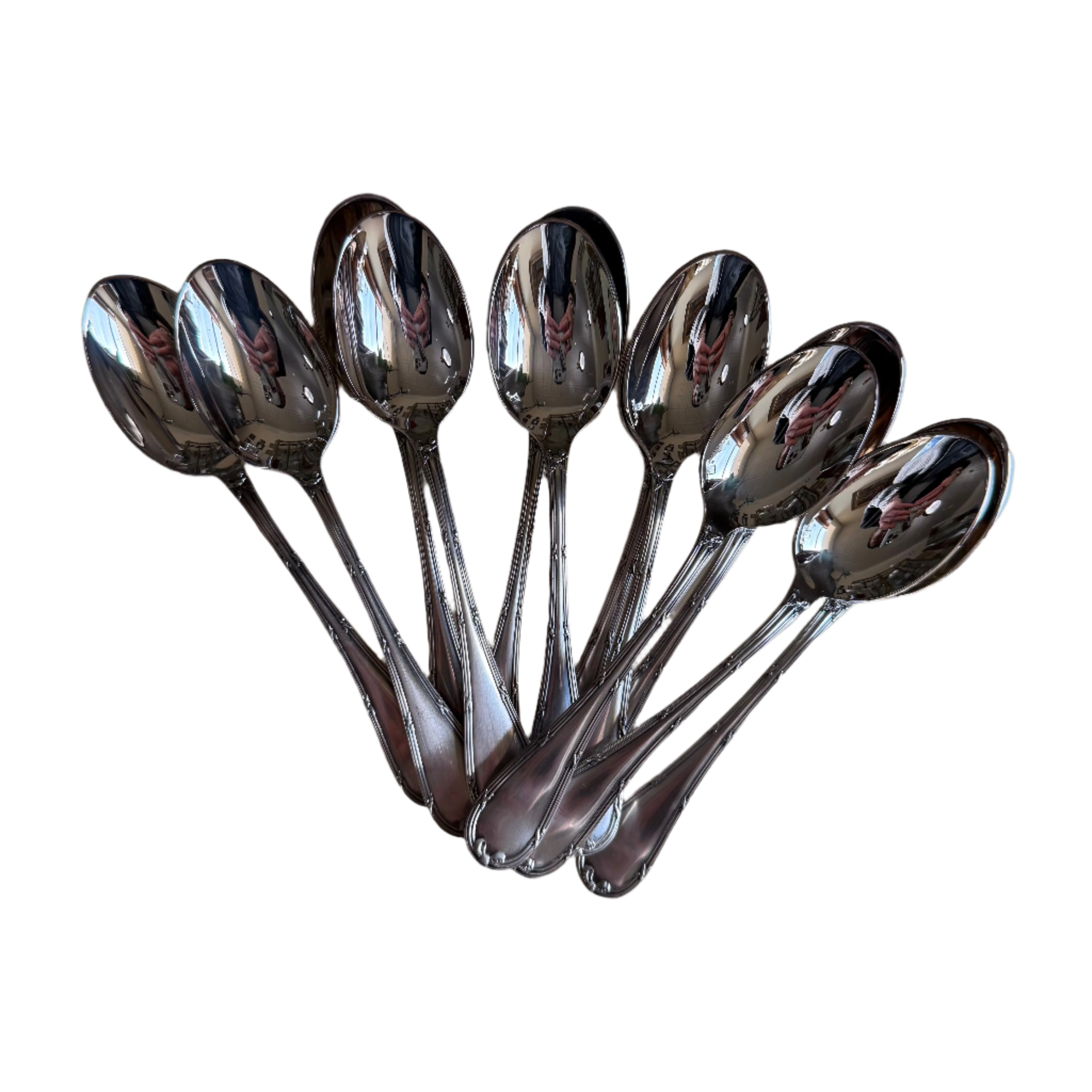 Christofle Rubans Silver Plated Teaspoon Set of 12