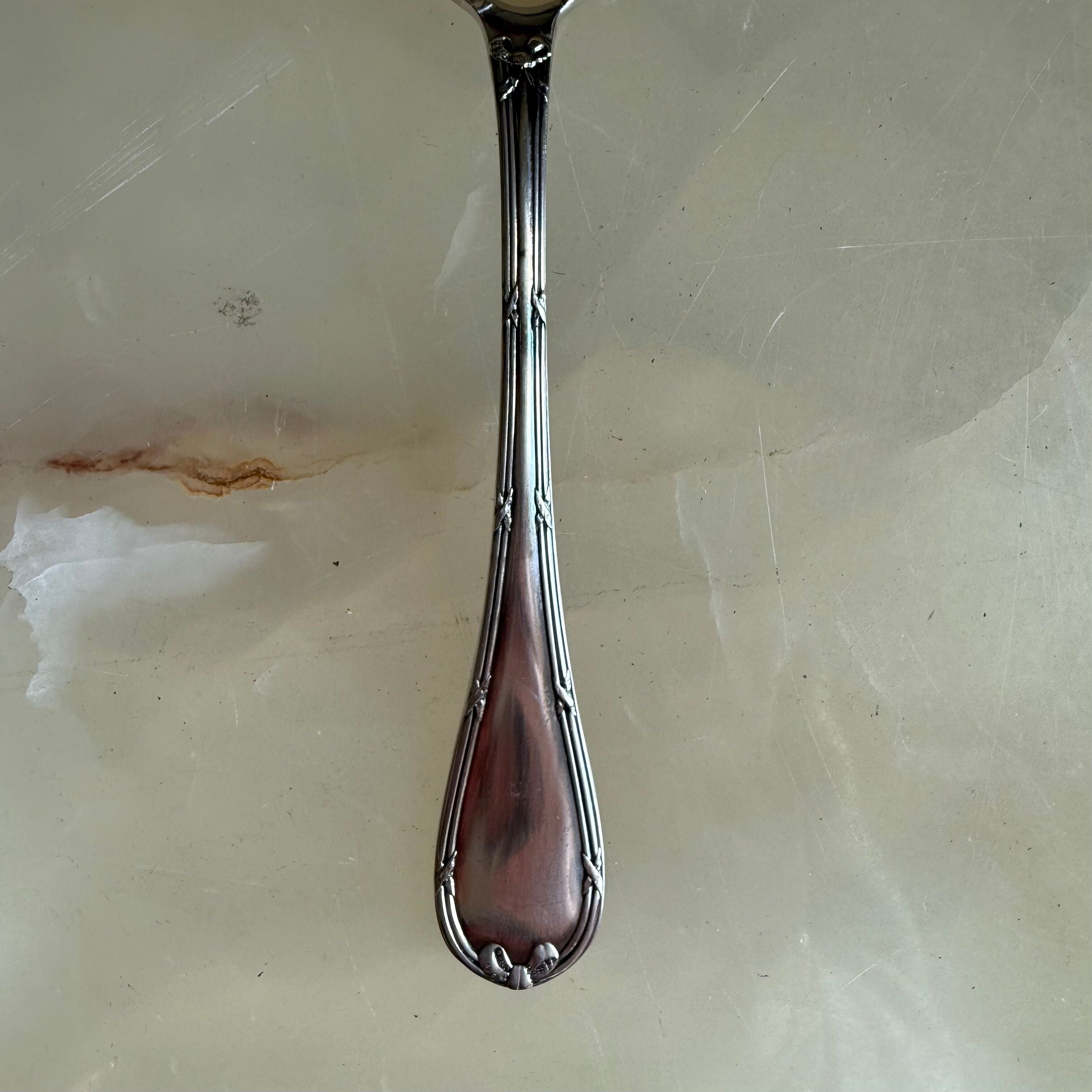 Christofle Rubans Silver Plated Teaspoon Set of 12