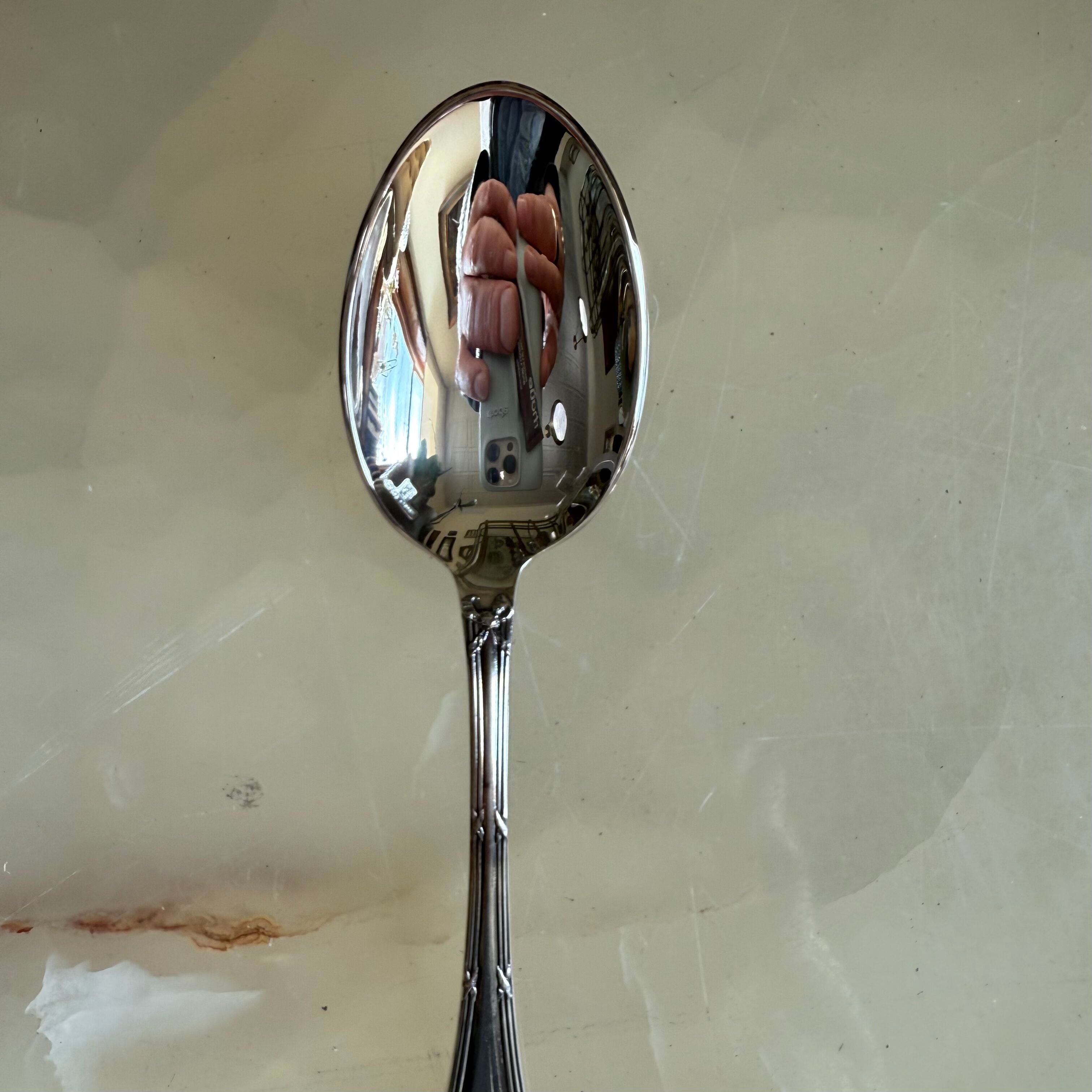 Christofle Rubans Silver Plated Teaspoon Set of 12