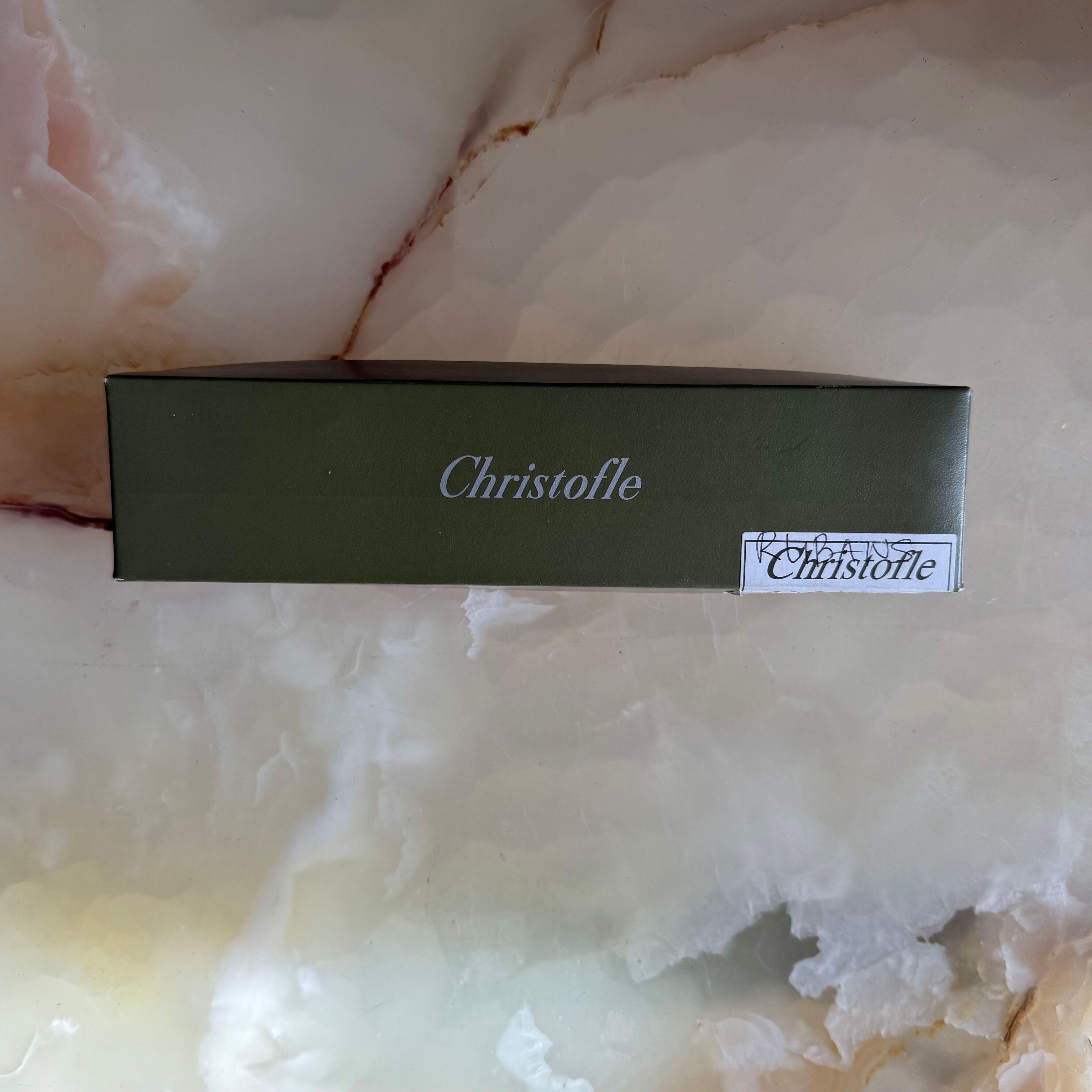 Christofle Rubans Silver Plated Teaspoon Set of 12