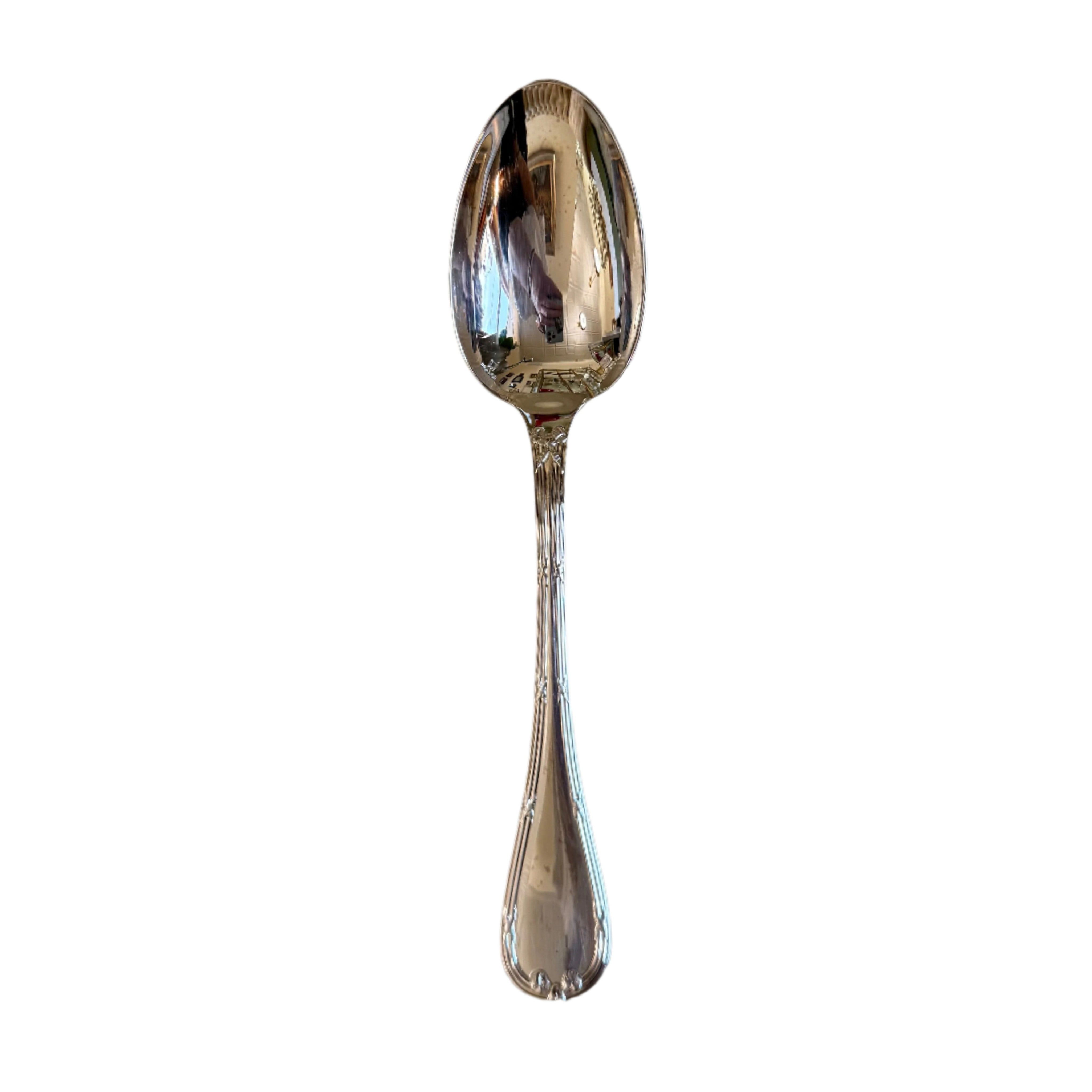 Christofle Rubans Silver Plated Table Spoon