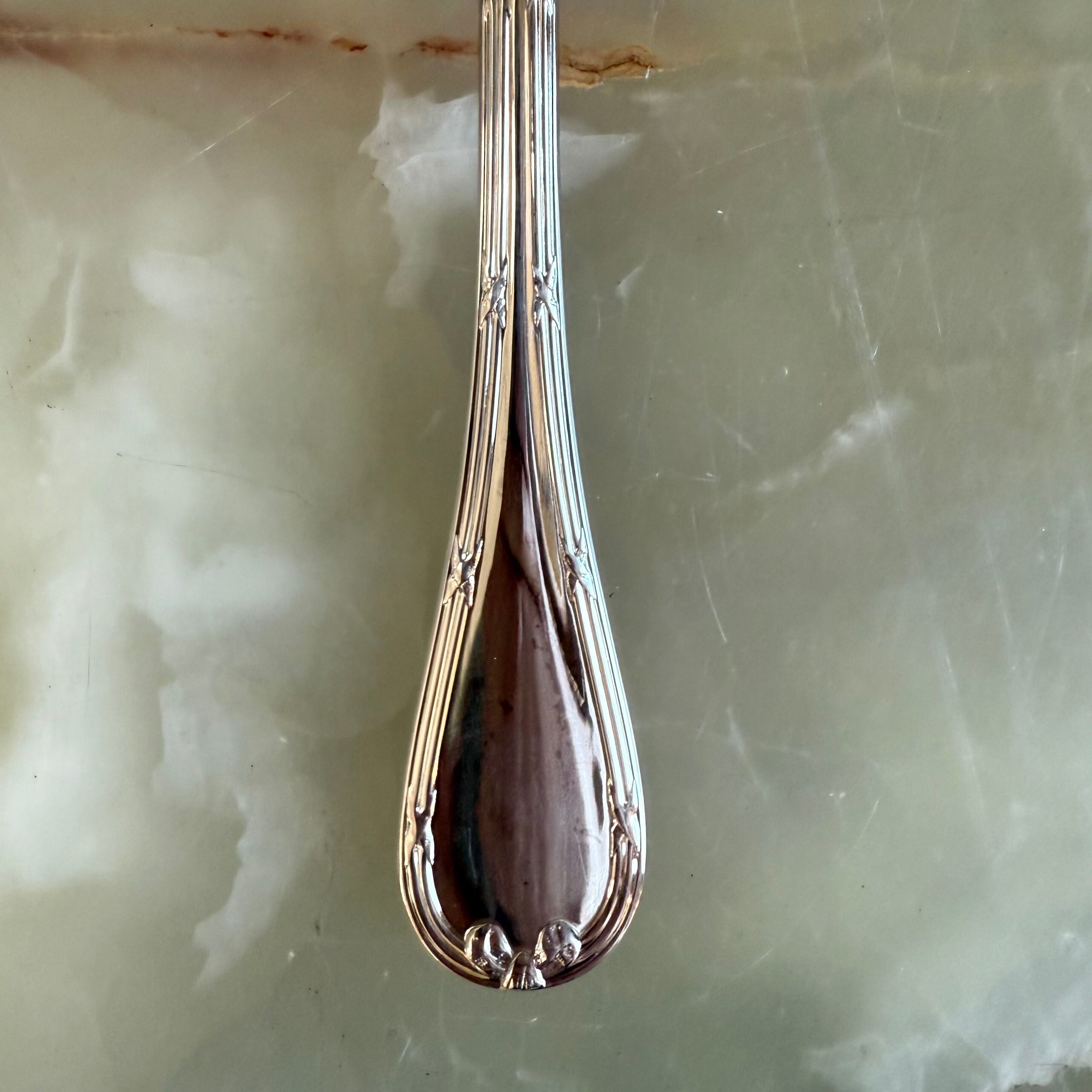 Christofle Rubans Silver Plated Table Spoon
