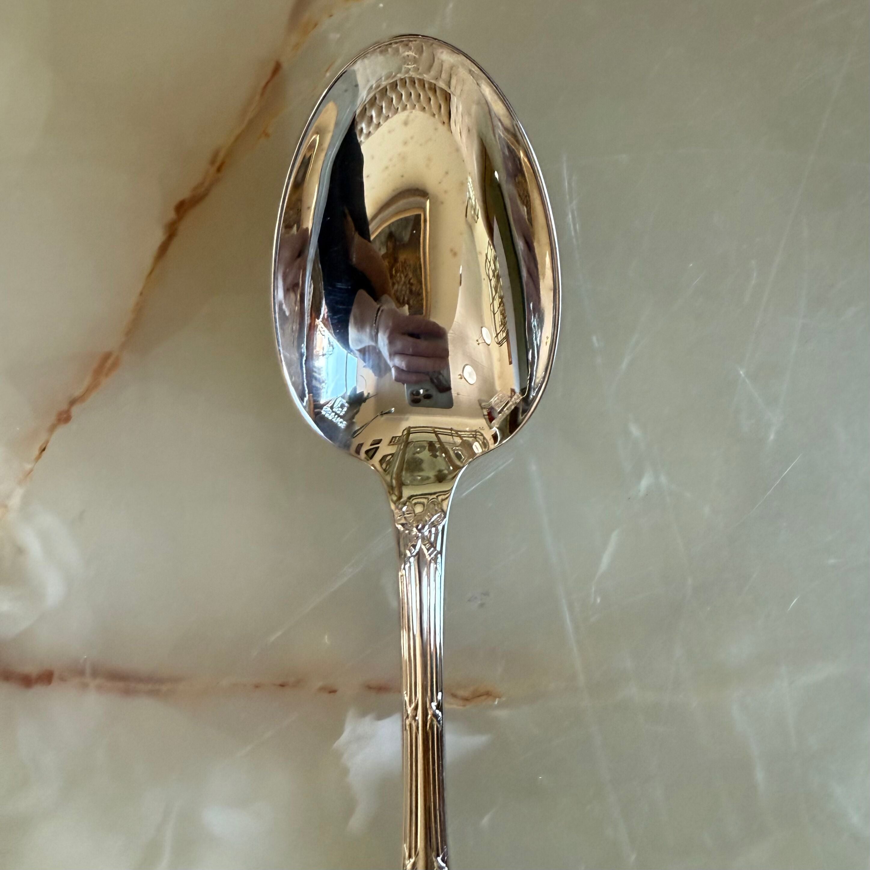 Christofle Rubans Silver Plated Table Spoon