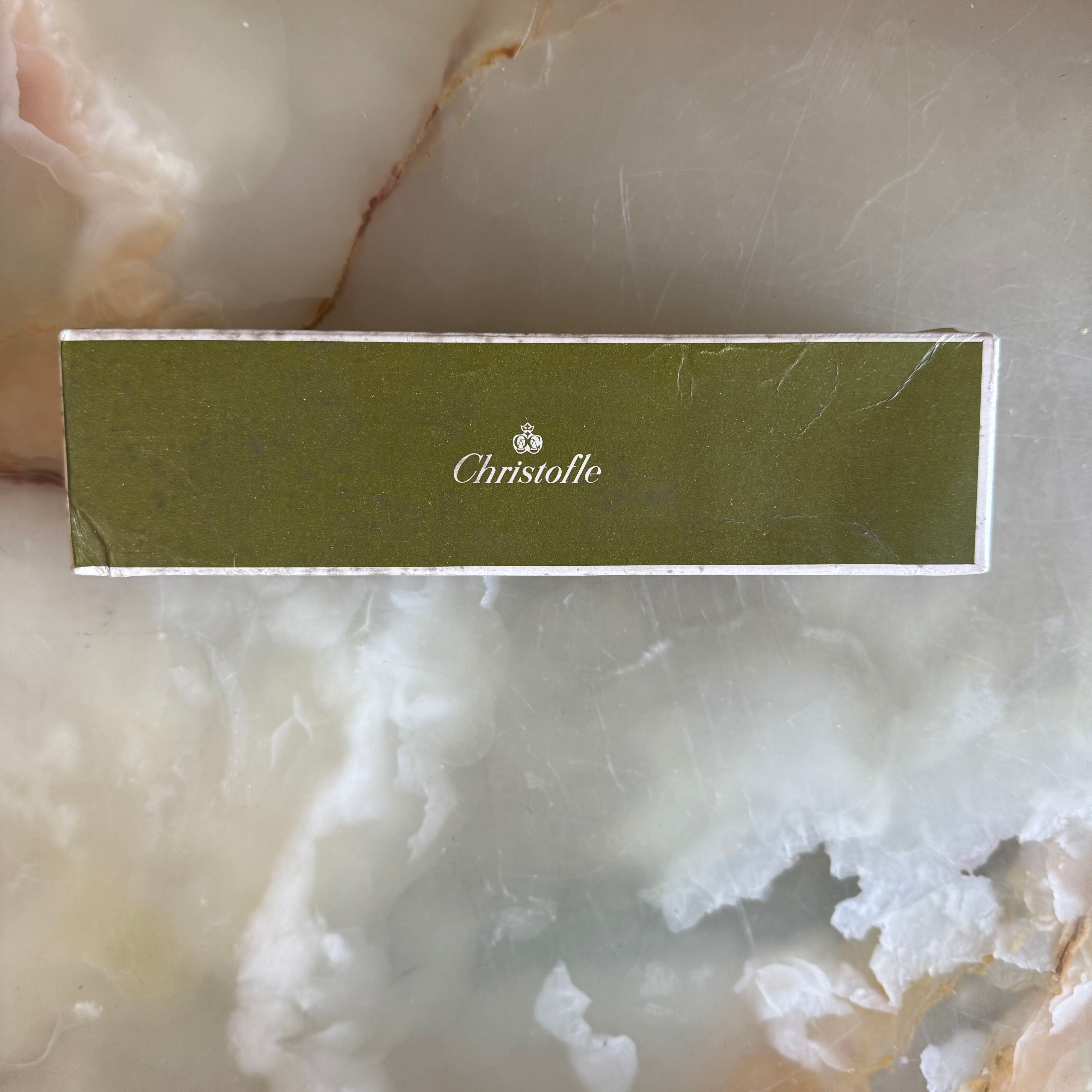 Christofle Rubans Silver Plated Sardine Fork Set of 3