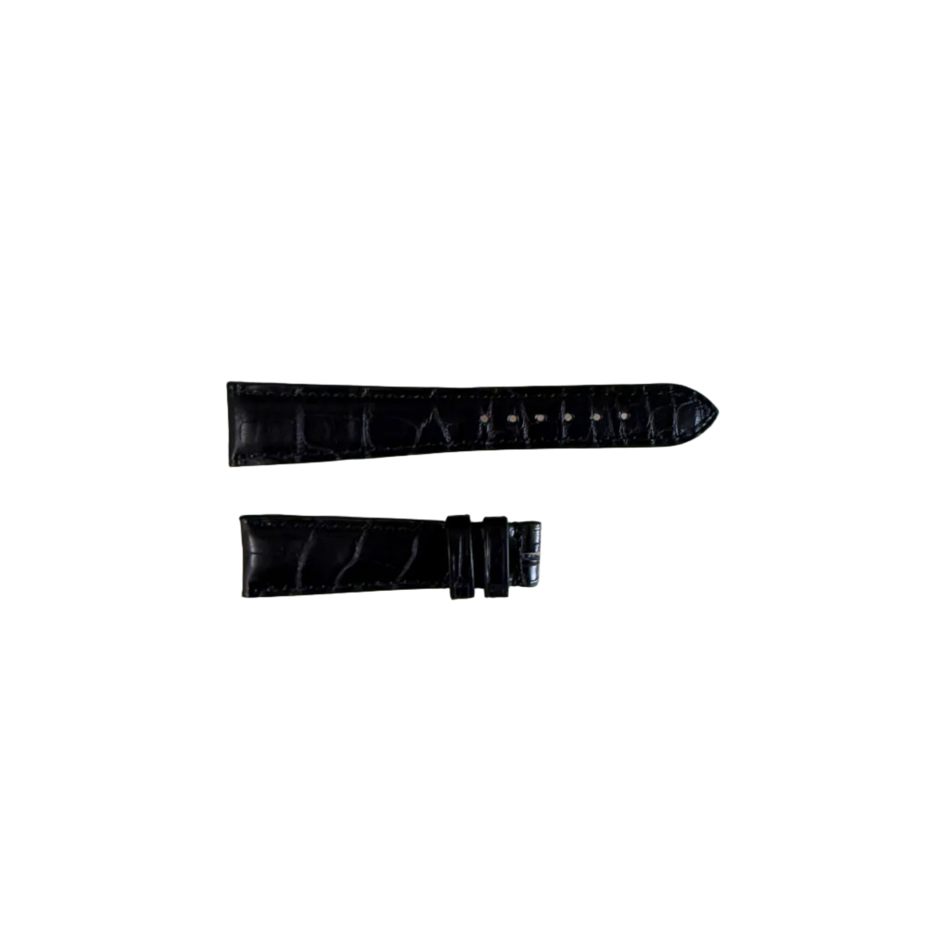 Authentic Breguet Black Alligator Watch Band Strap 18mm