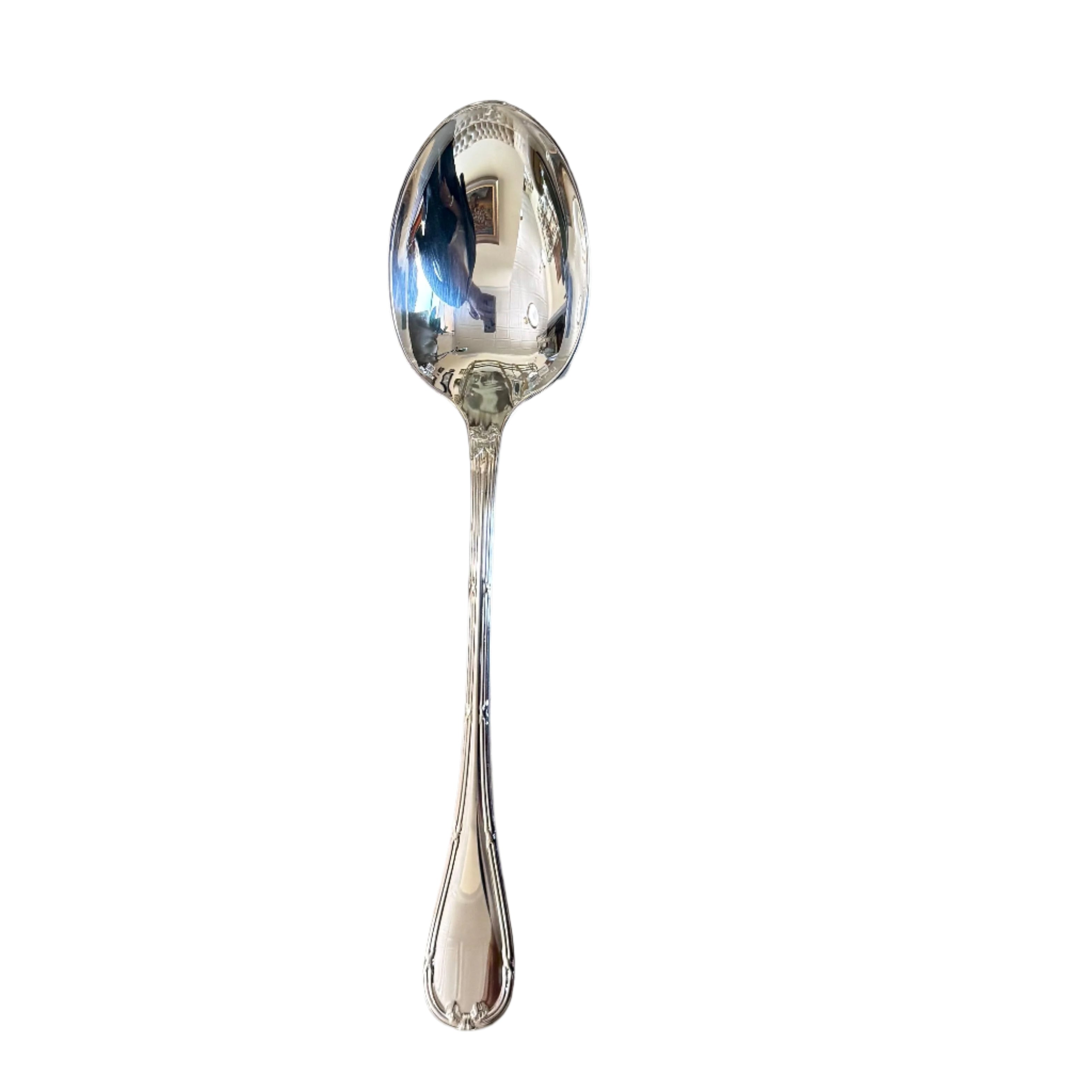 Christofle Rubans Silver Plated Serving Spoon Large