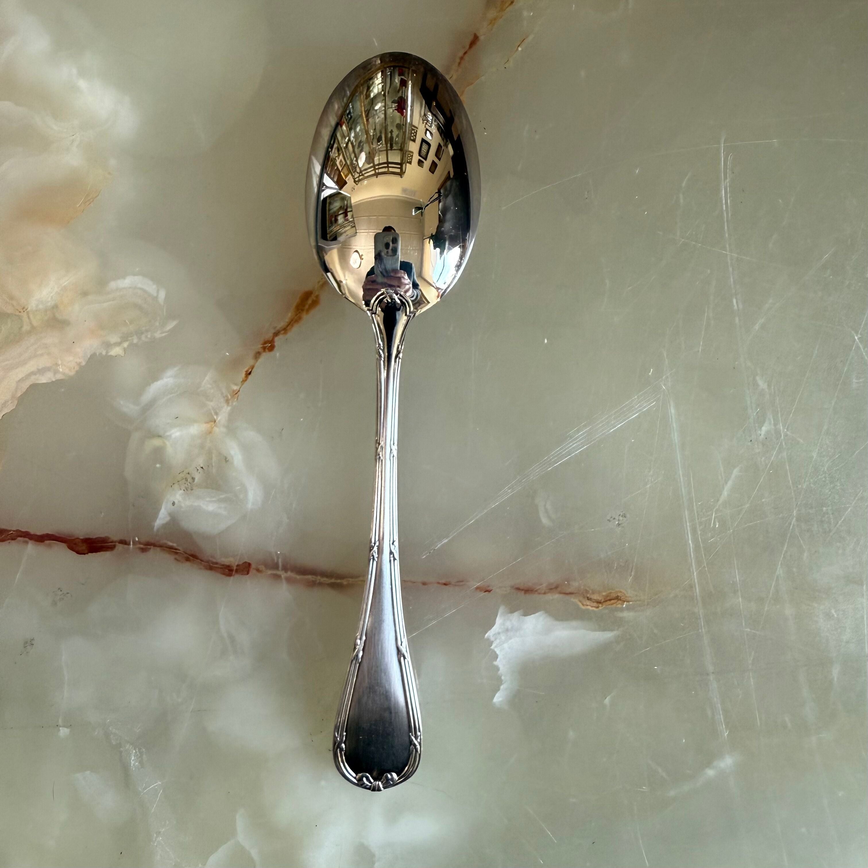 Christofle Rubans Silver Plated Tea Spoon Set of 12