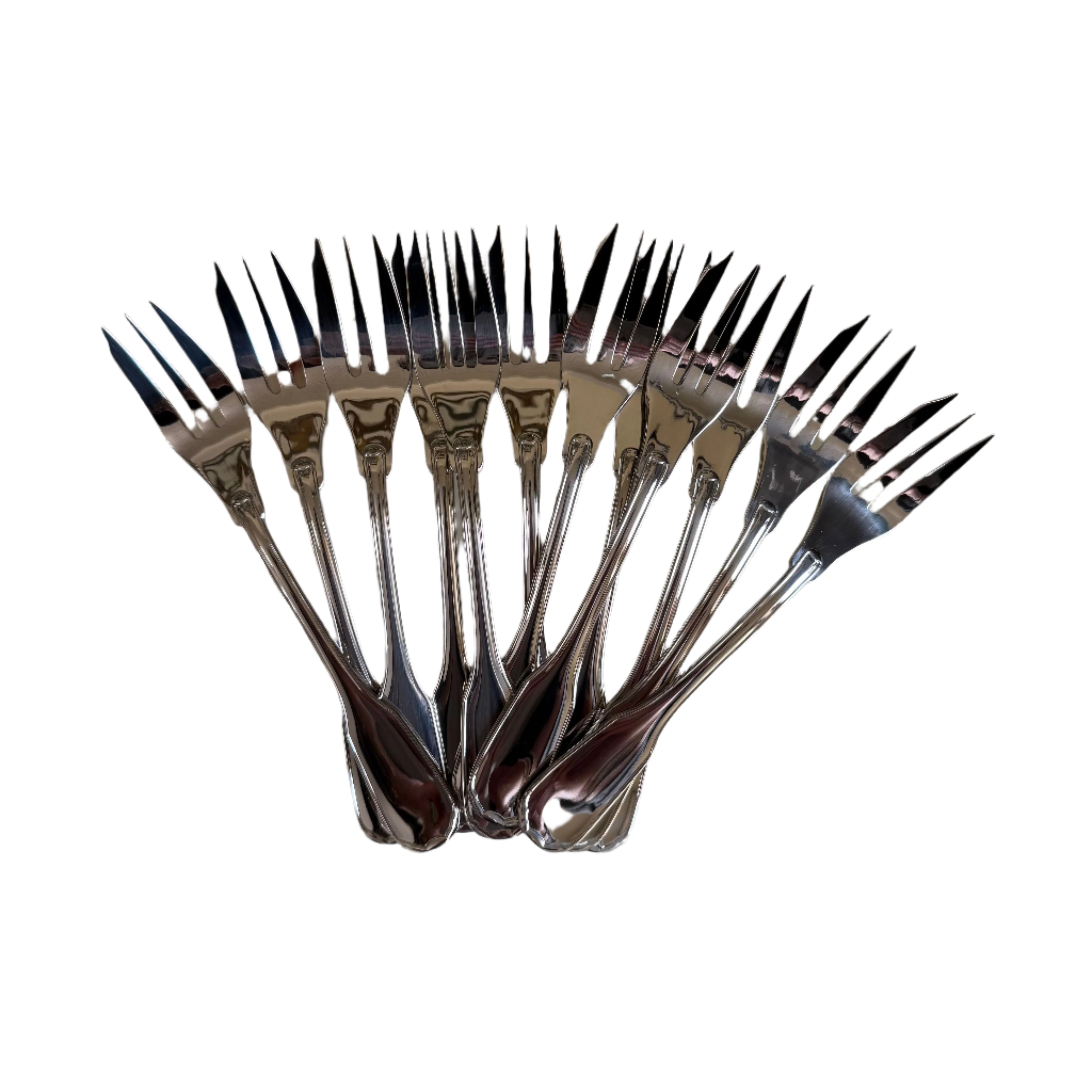Christofle Touraine Pastry Fork Set of 12 2418046
