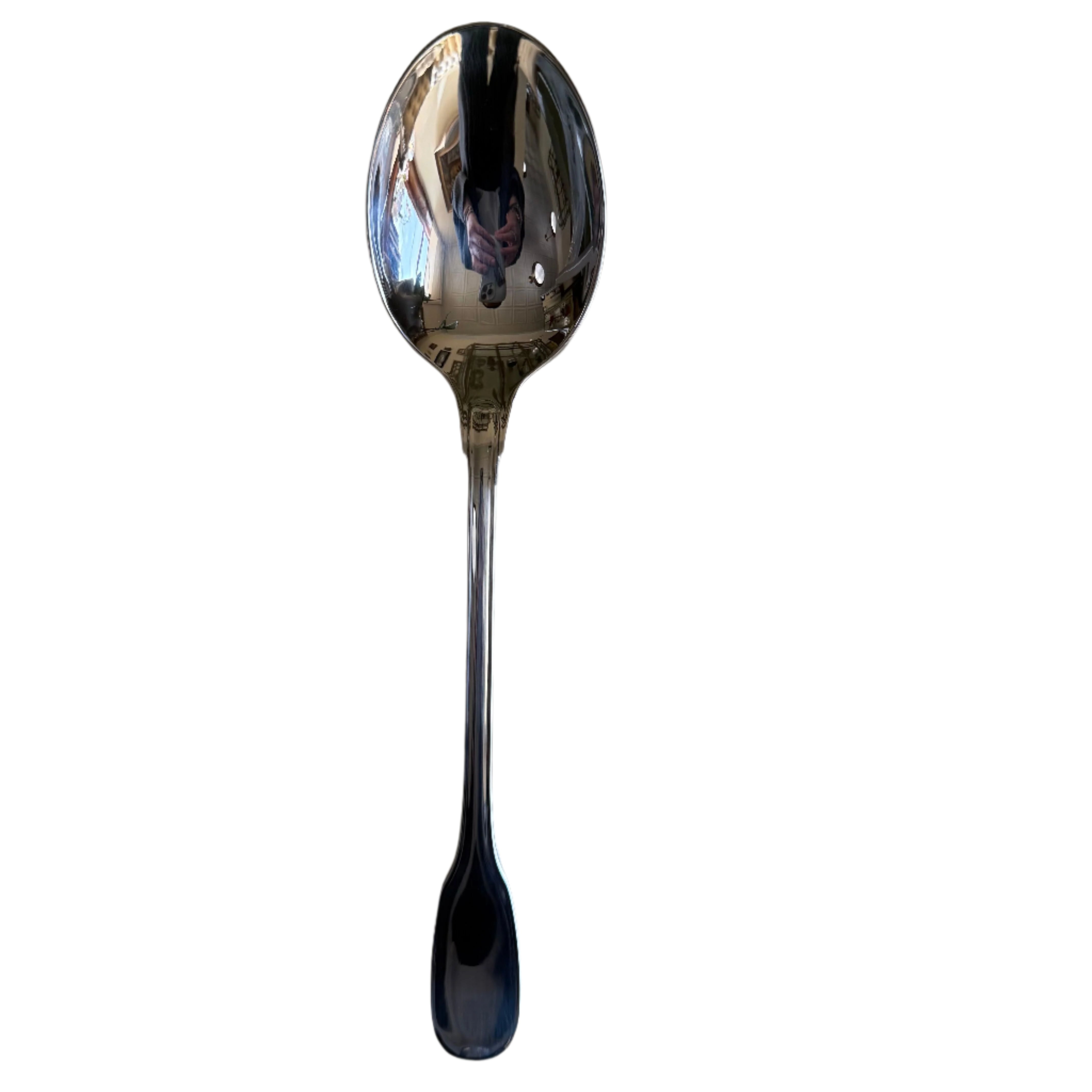 Christofle Touraine Serving Spoon & Fork Set
