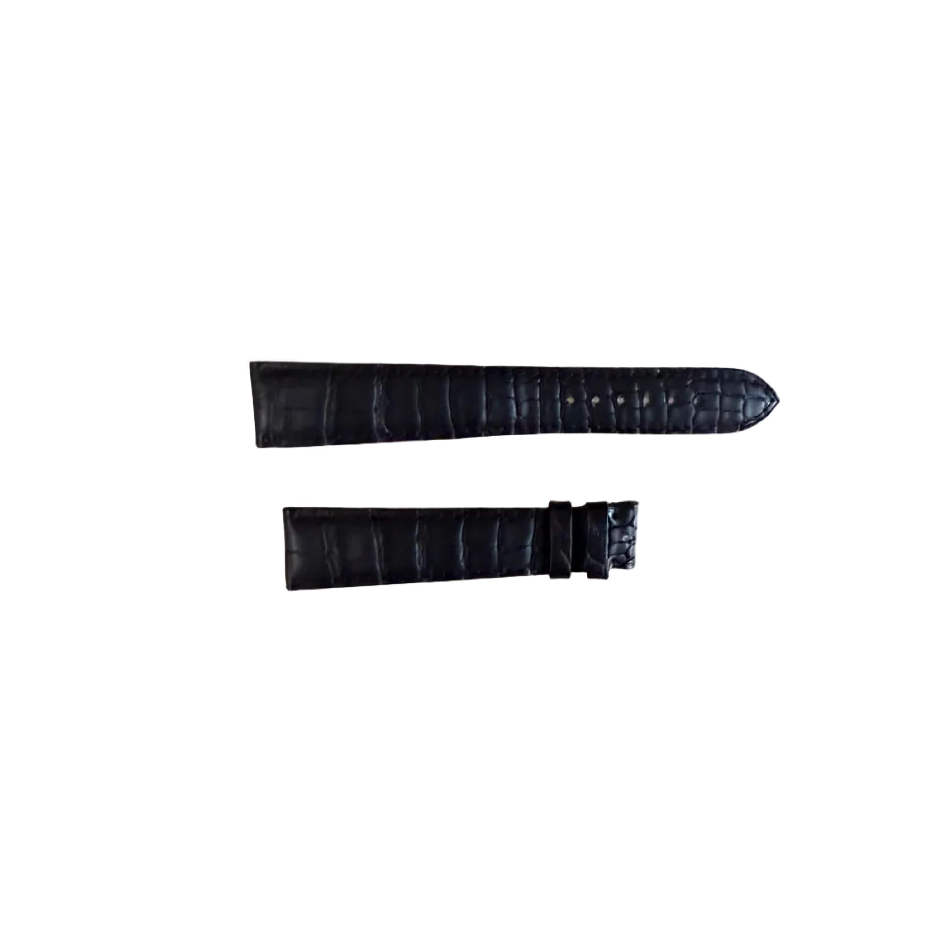 Authentic Breguet Black Alligator Matte Watch Band Strap 20mm