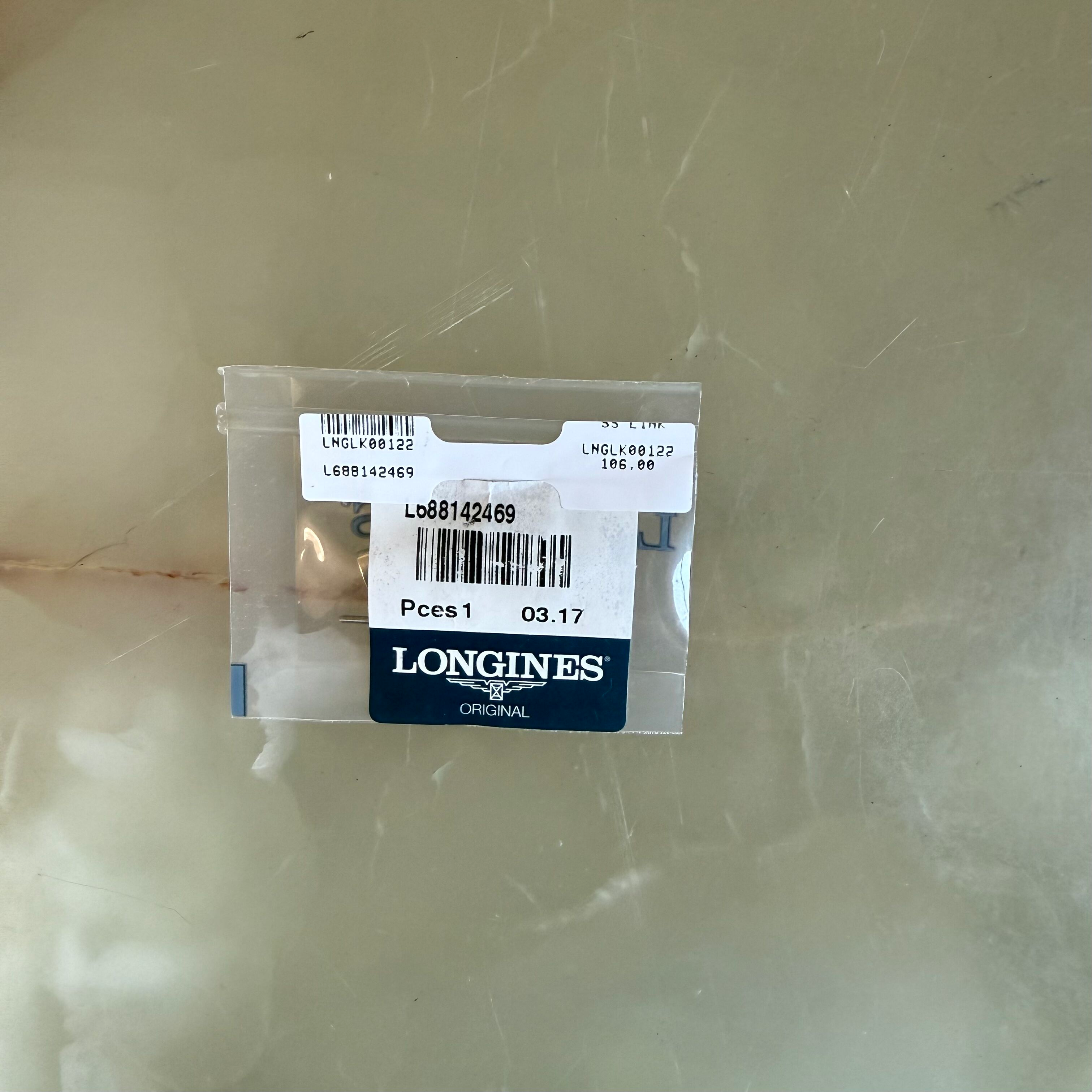 Authentic Longines 2 Tone Stainless Steel Link 13mm L688142469