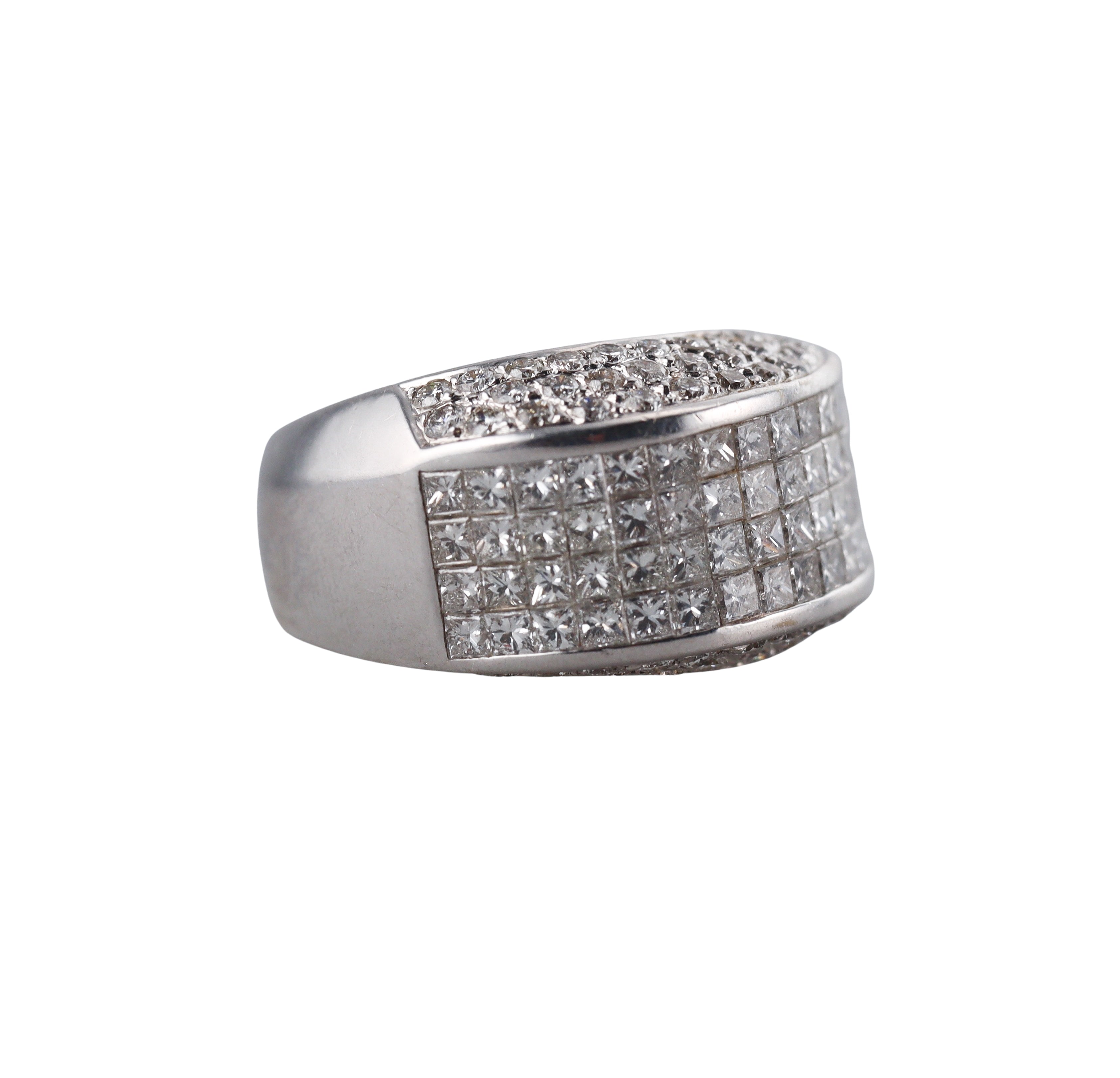 14k White Gold Diamond Ring