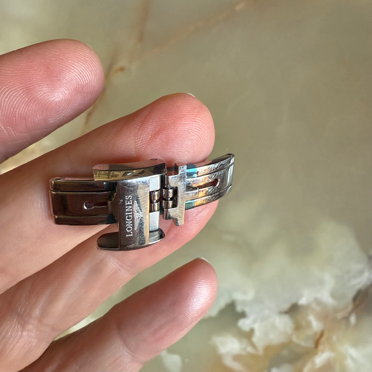 Authentic Longines Stainless Steel Deployant Buckle 12mm LNG0700040