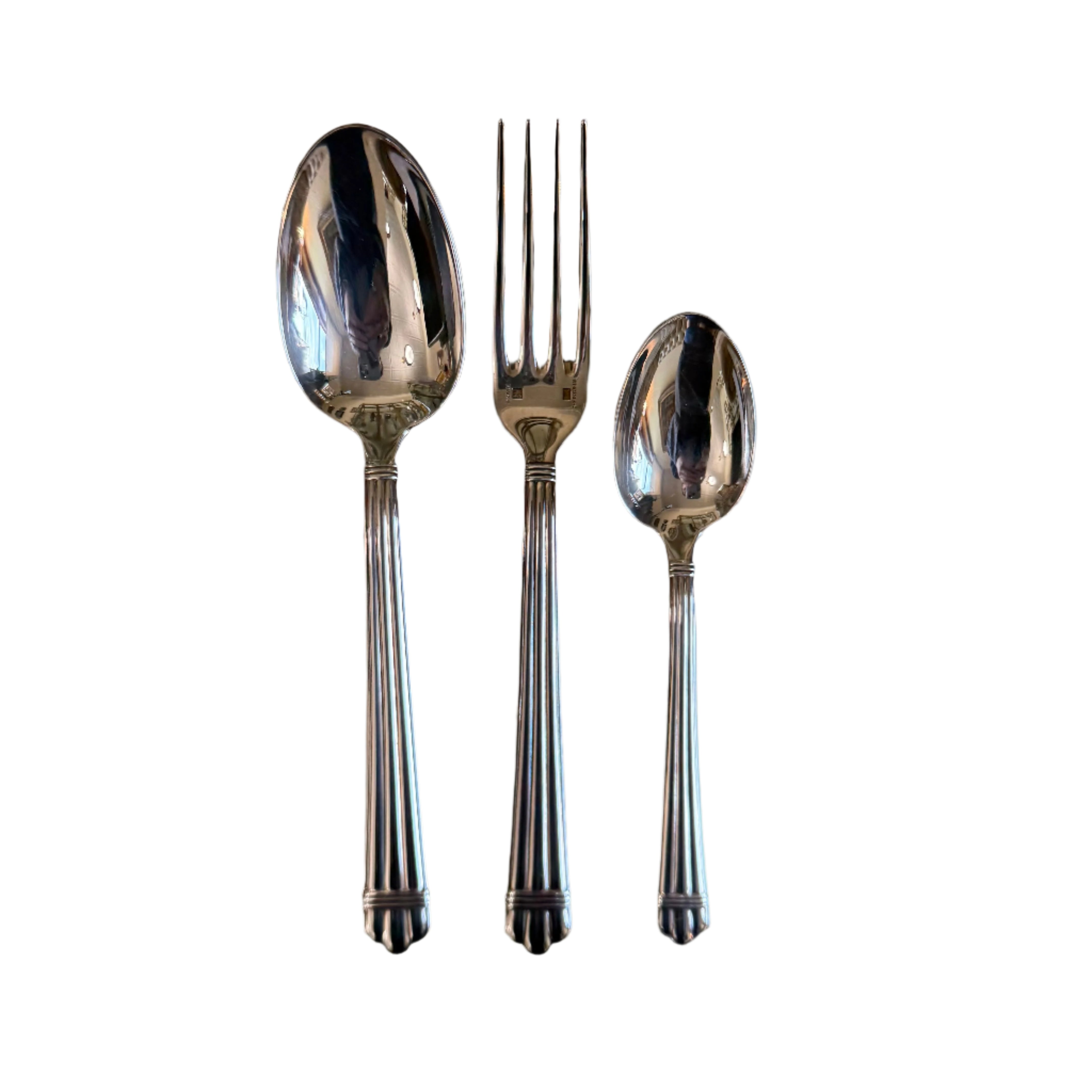 Christofle Aria Silver Plated Three-Piece Children’s Flatware Set