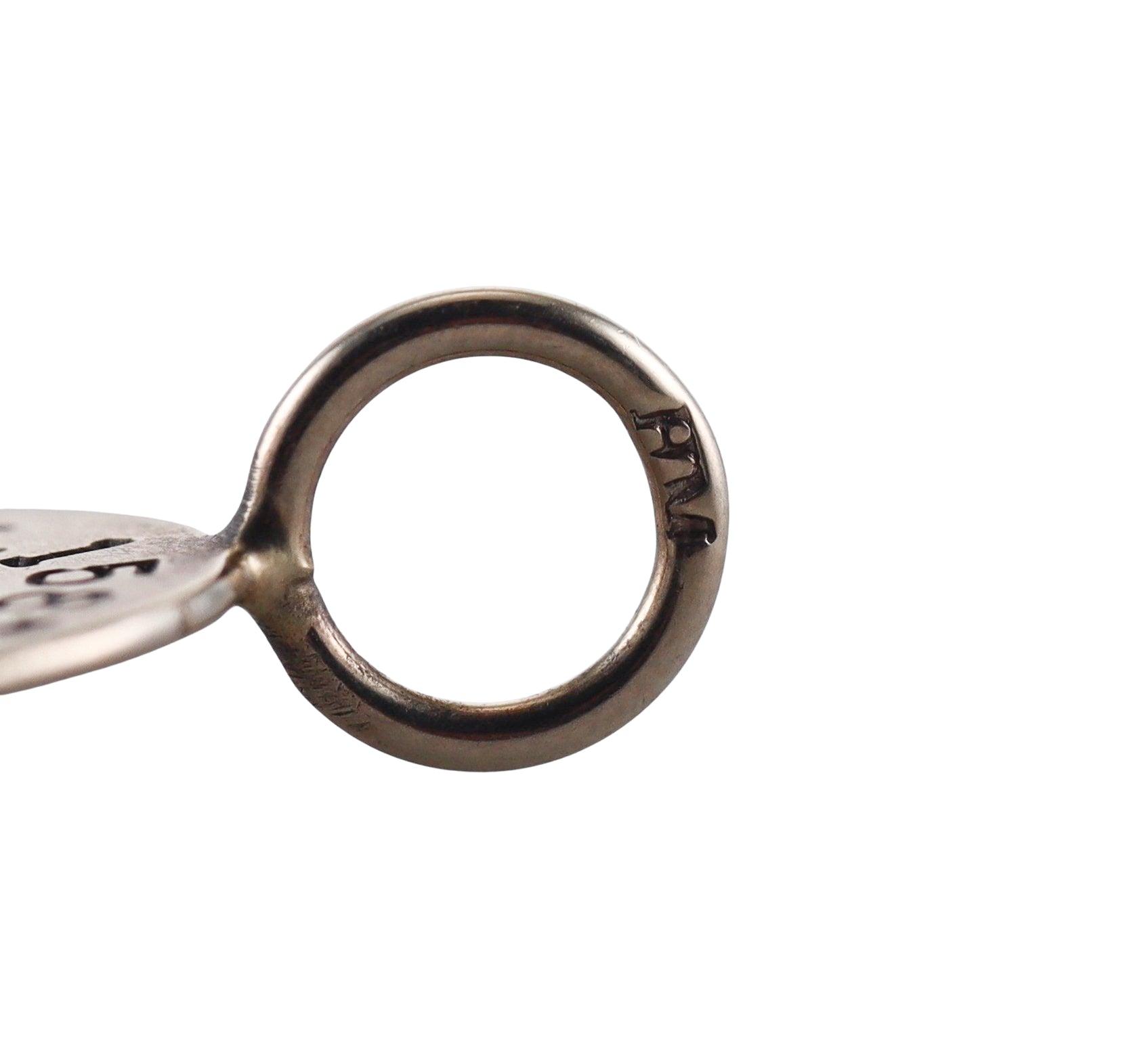 Heather Moore Sterling Latitude & Longitude Oval Charm