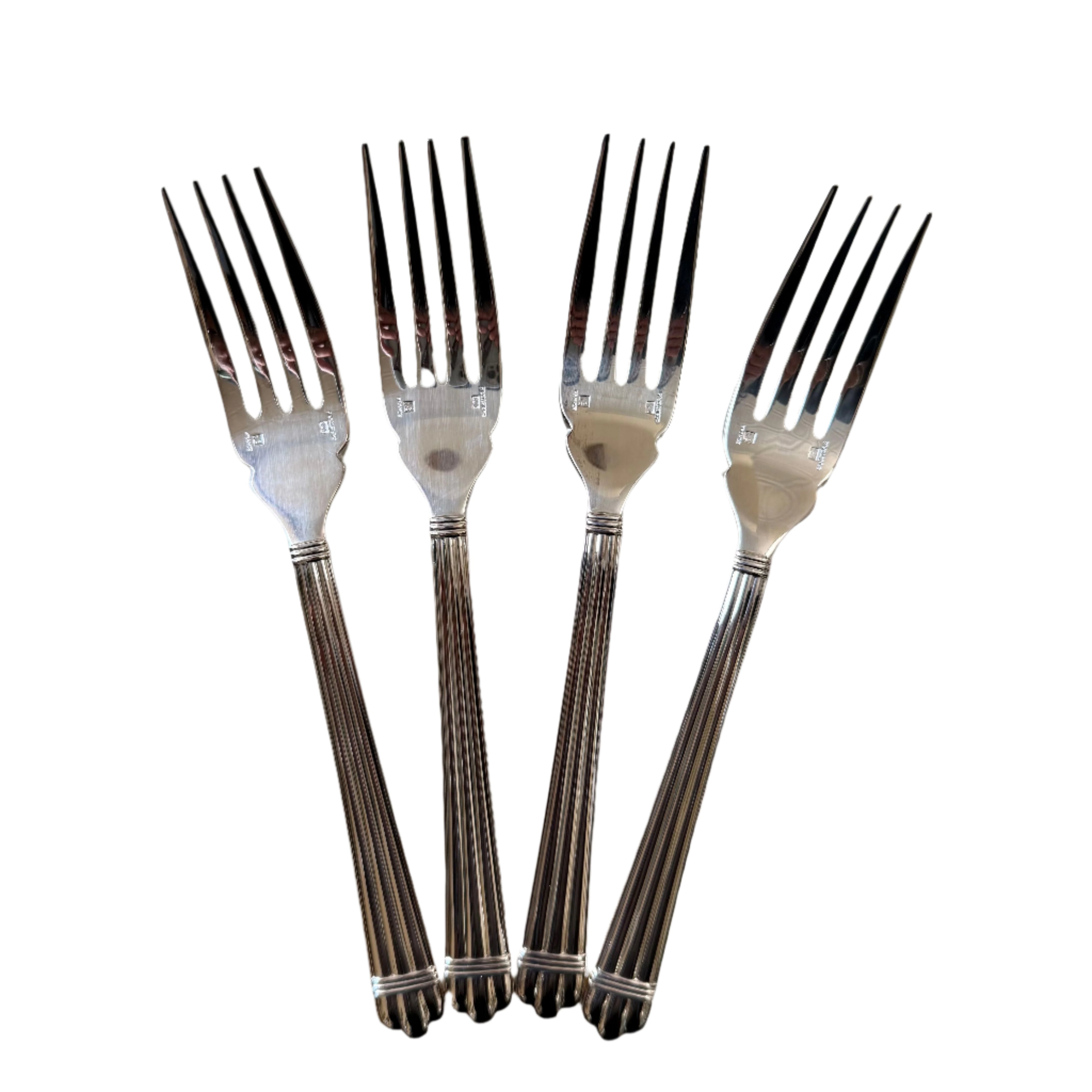 Christofle Aria Silver Plated Fish Fork Set of 4 0022021