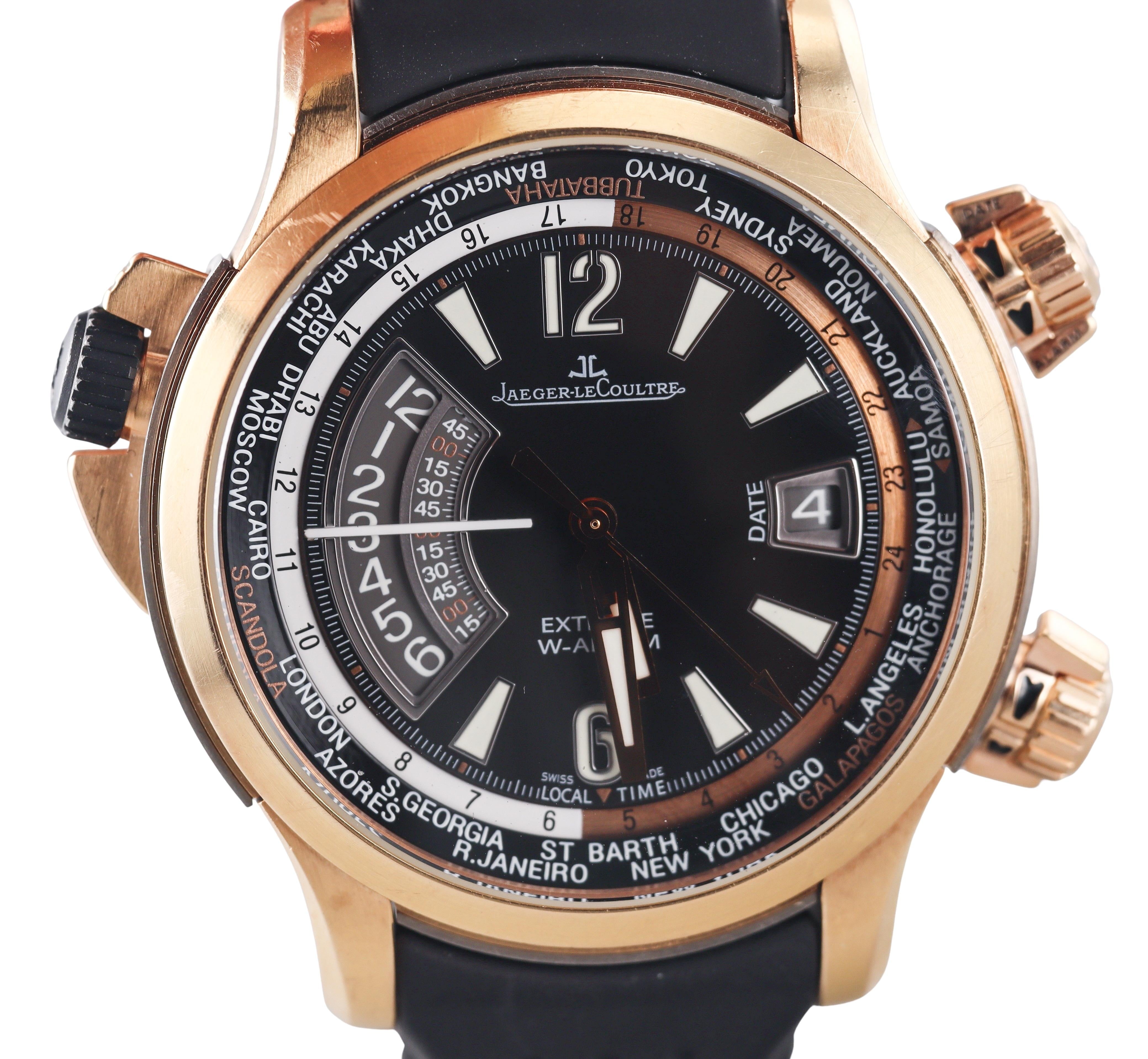Jaeger LeCoultre Master Compressor Tides of Time Rose Gold Watch Q1772470