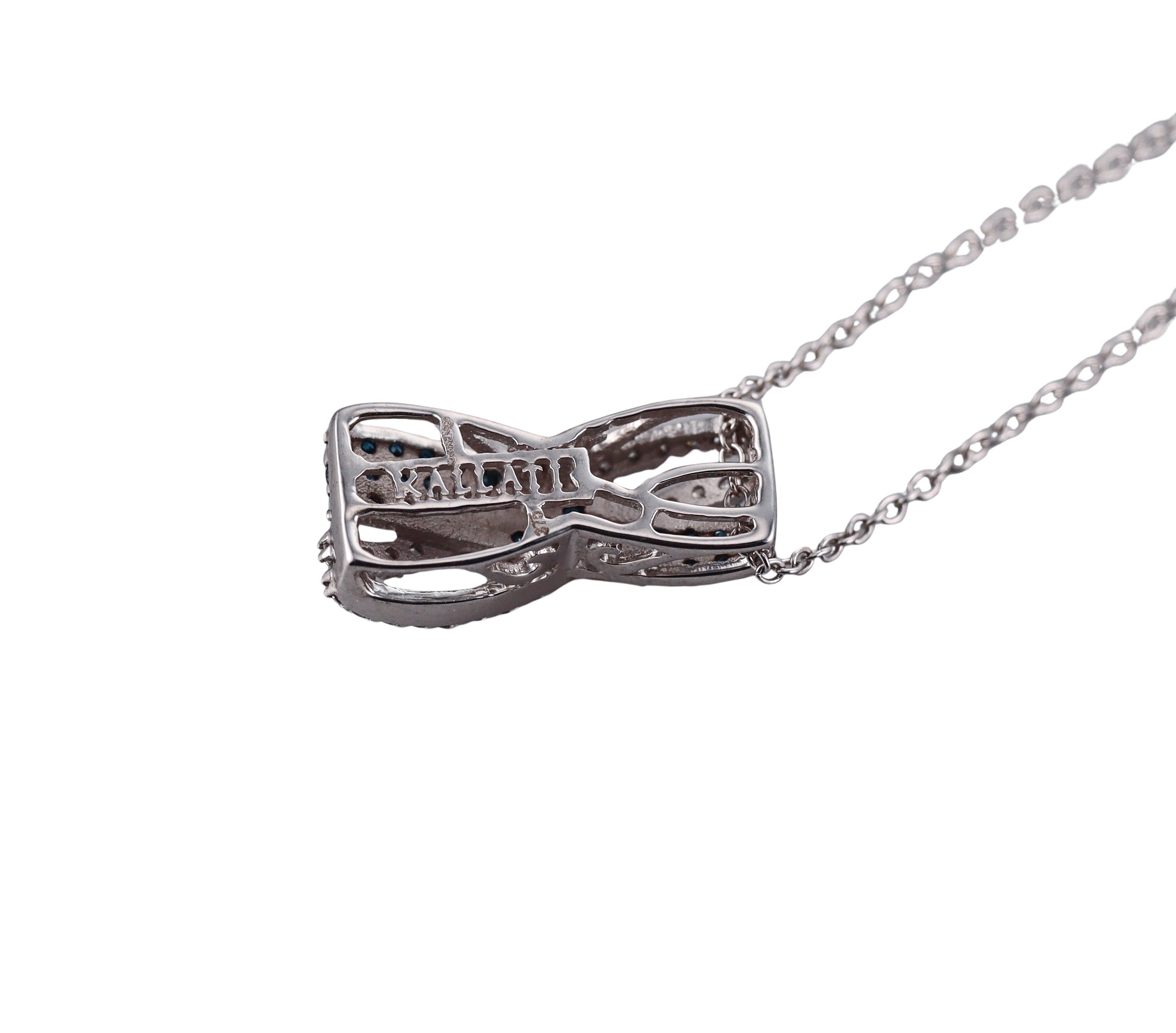 Kallati Fancy Color Diamonds Gold Pendant Necklace