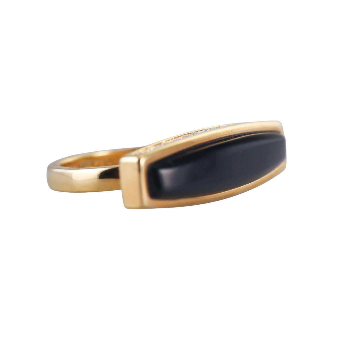 Lauren G Adams Black Onyx Crystal Cocktail Ring