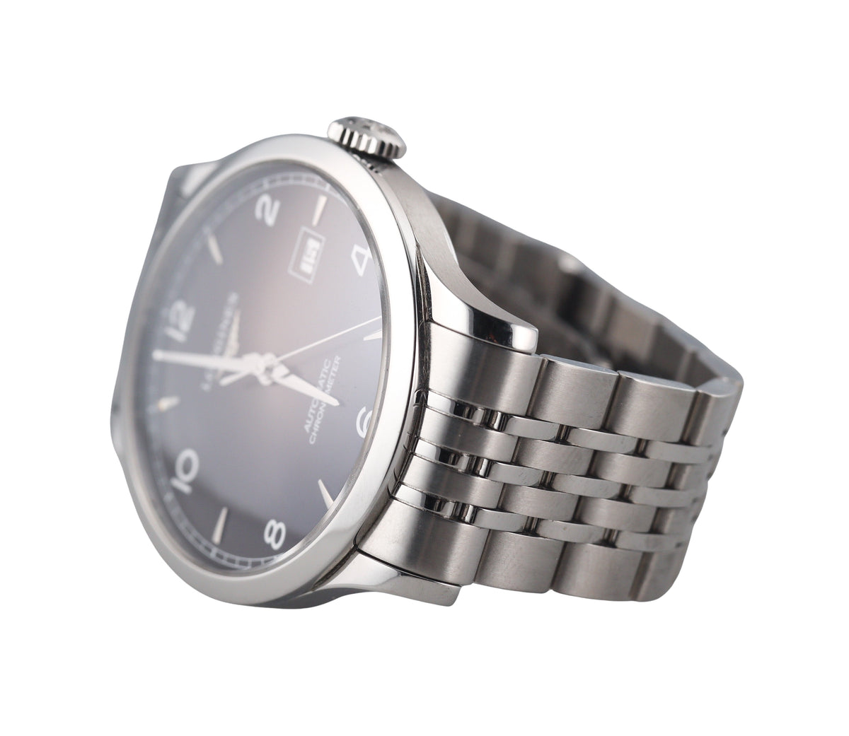 Longines Elegance Collection Record 40mm Automatic Watch L2.821.4.56.6