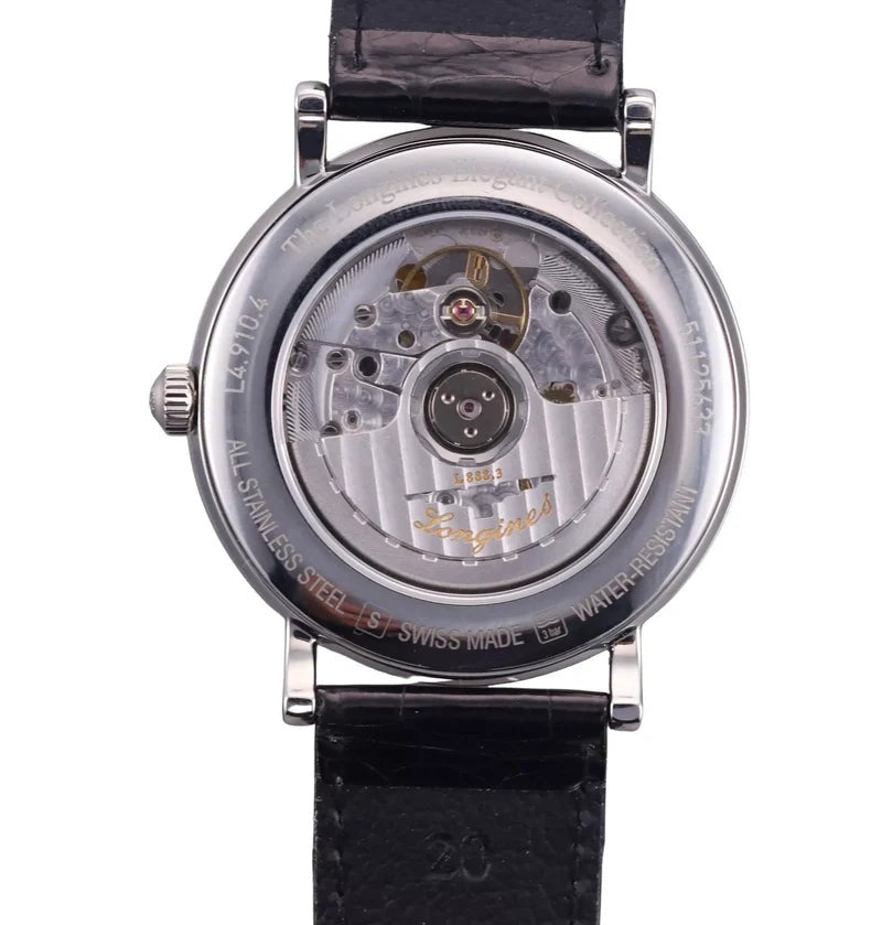 Longines Elegant Collection Automatic Gray Dial Watch L49104722