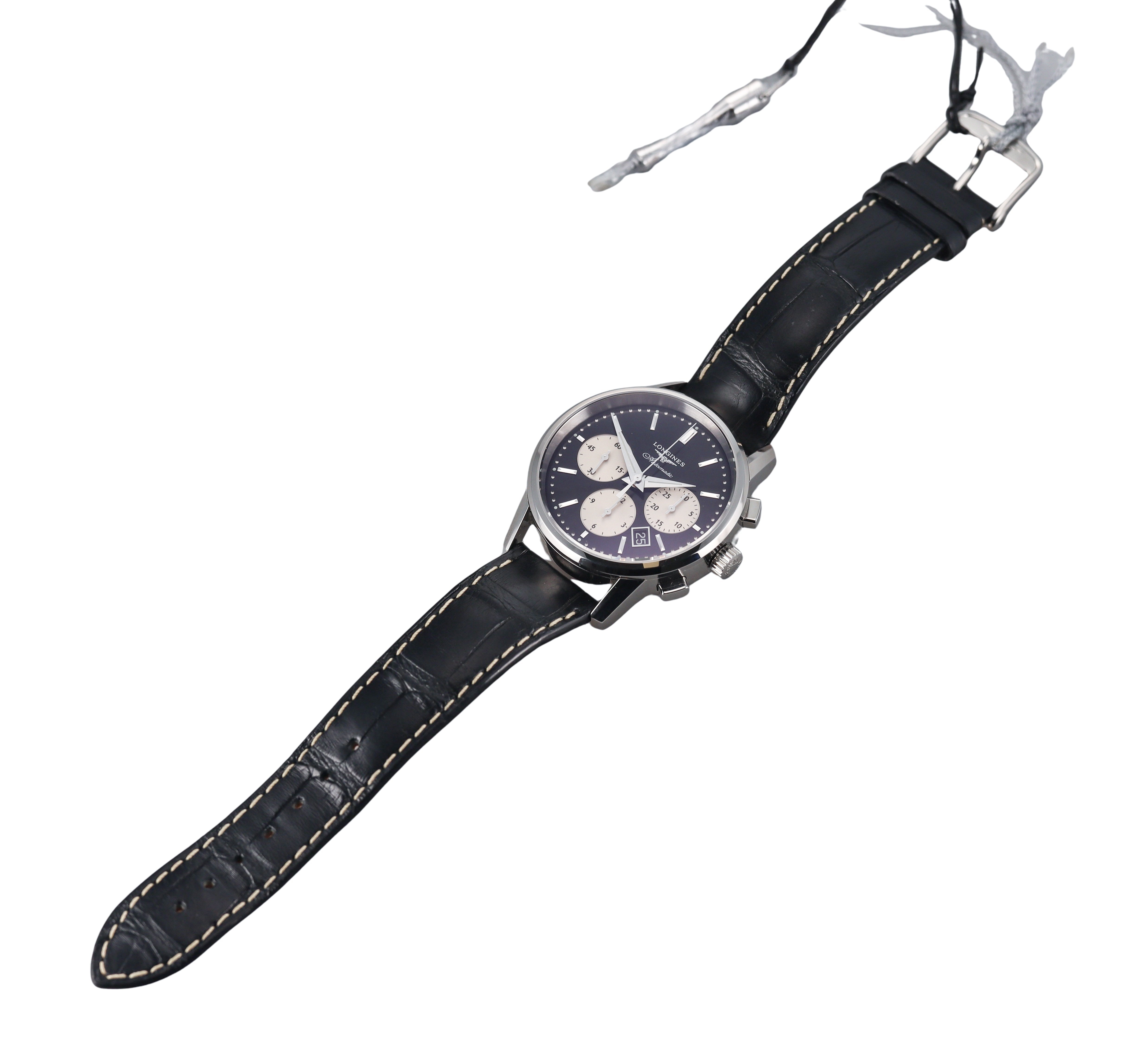 Longines Heritage Chronograph Automatic Steel Watch L2.749.4.92.0