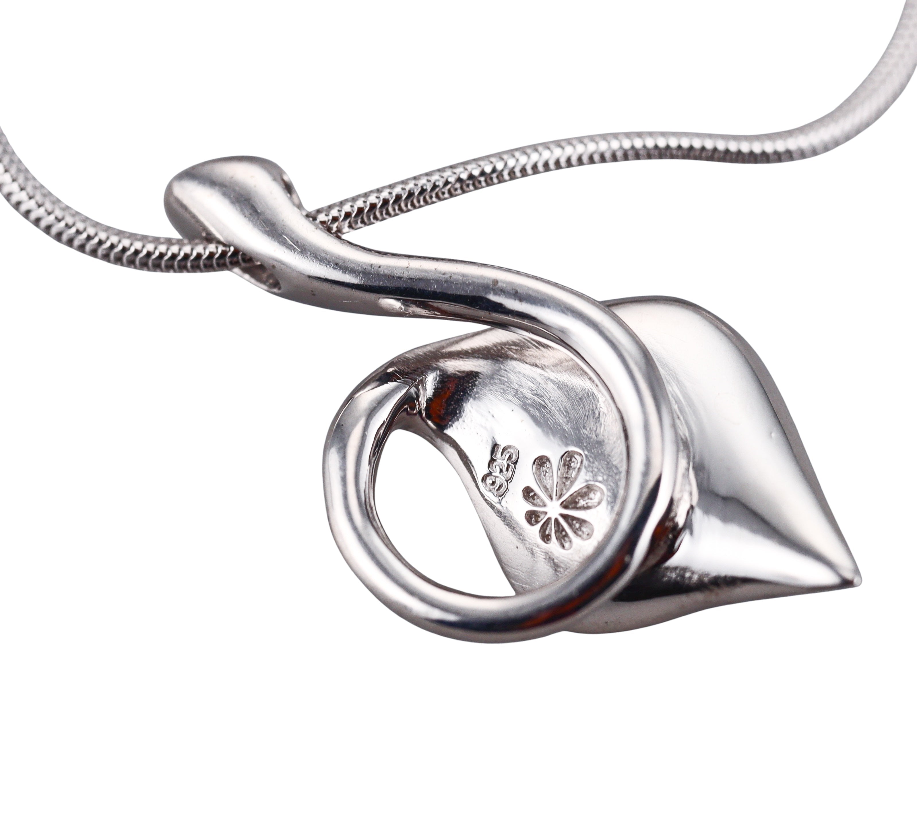 MarahLago Sterling Silver Larimar Pendant Necklace