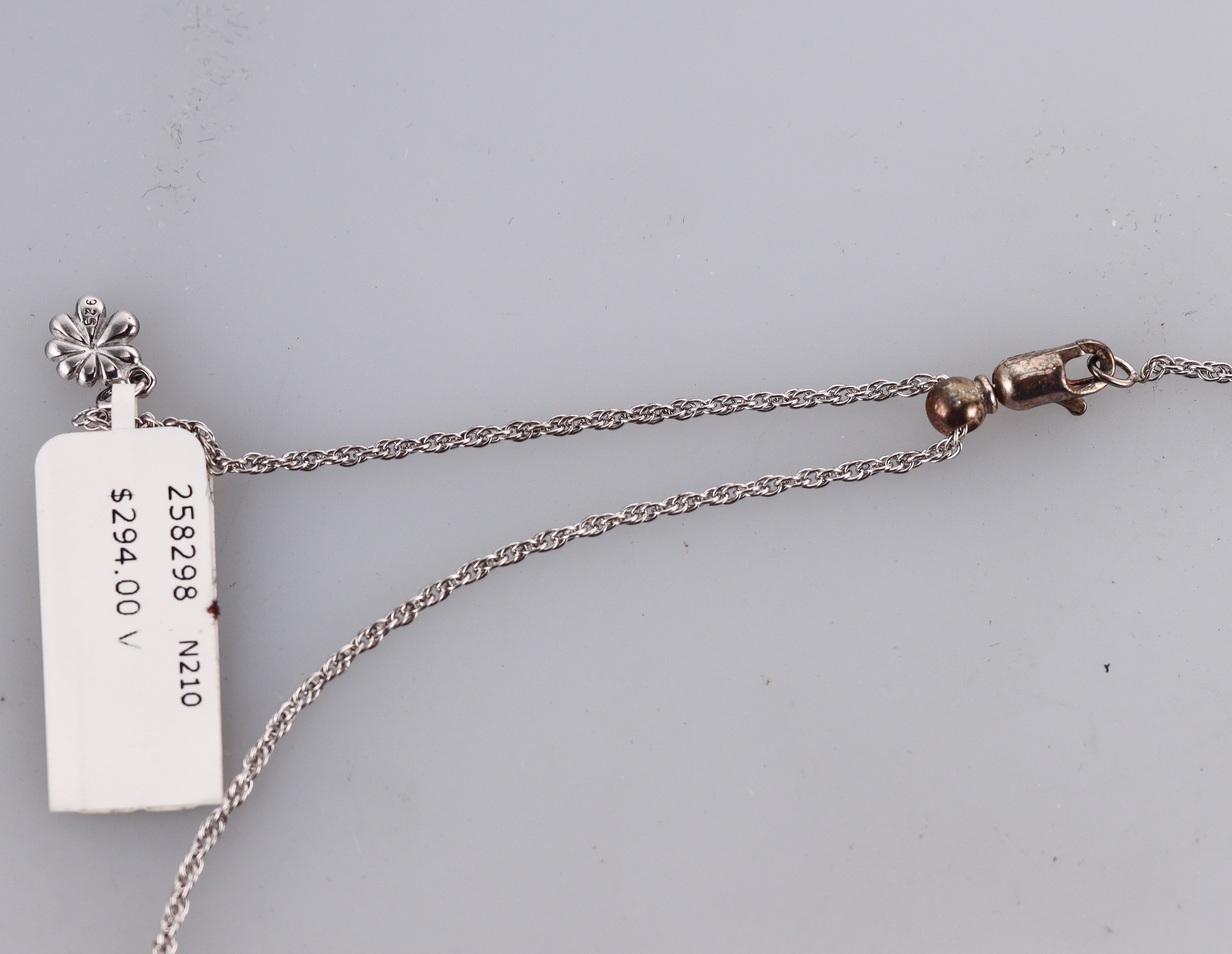 MarahLago Sterling Silver Larimar Pendant Necklace Retail $262