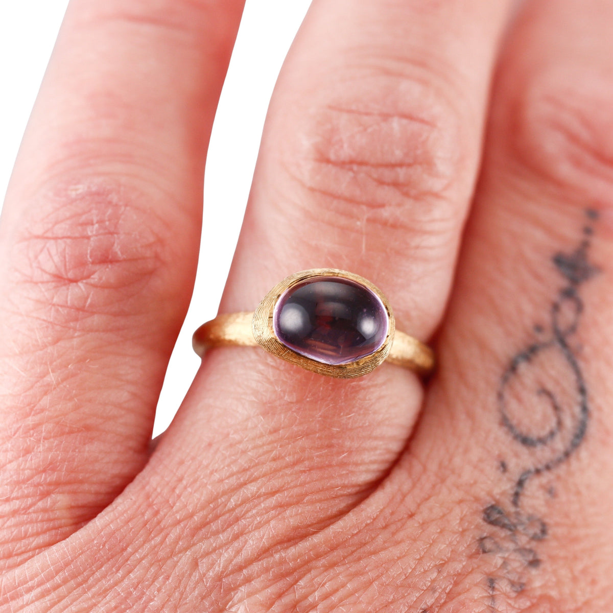 Marco Bicego Confetti 18K Gold Amethyst Ring