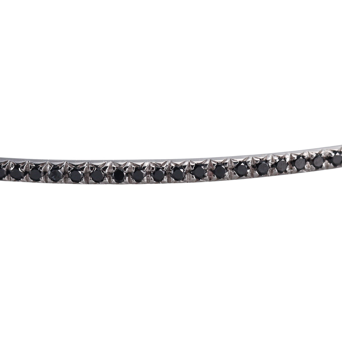Marco Bicego Santorini 18K White Gold Black Diamond Bracelet