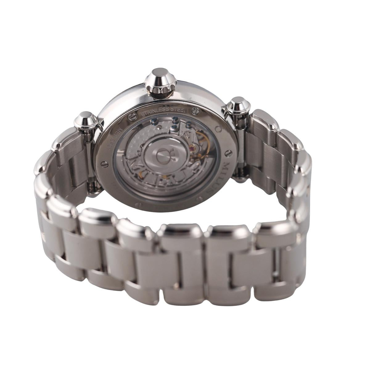 Milus Merea Tri Retrograde Stainless Steel Automatic Lady's Watch MER SP01