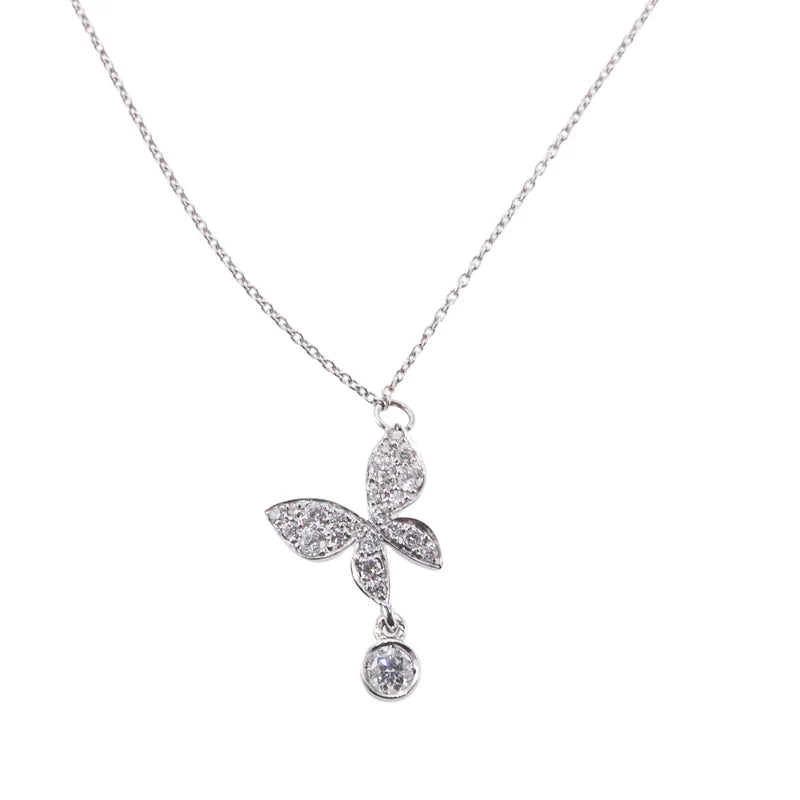 Mimi Milano Farfalla Diamond Gold Butterfly Charm Necklace