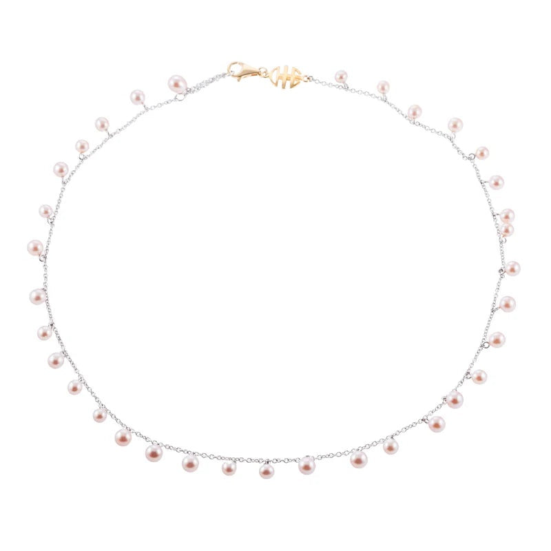 Mimi Milano Nagai 18k Pearl Gold Necklace