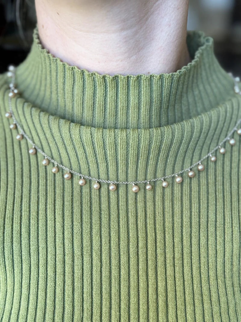 Mimi Milano Nagai 18k Pearl Gold Necklace