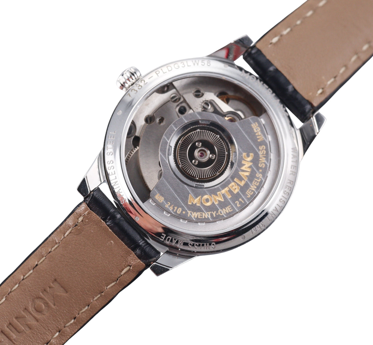 Montblanc Lady Boheme Diamond Steel Automatic Night & Day Watch 114730
