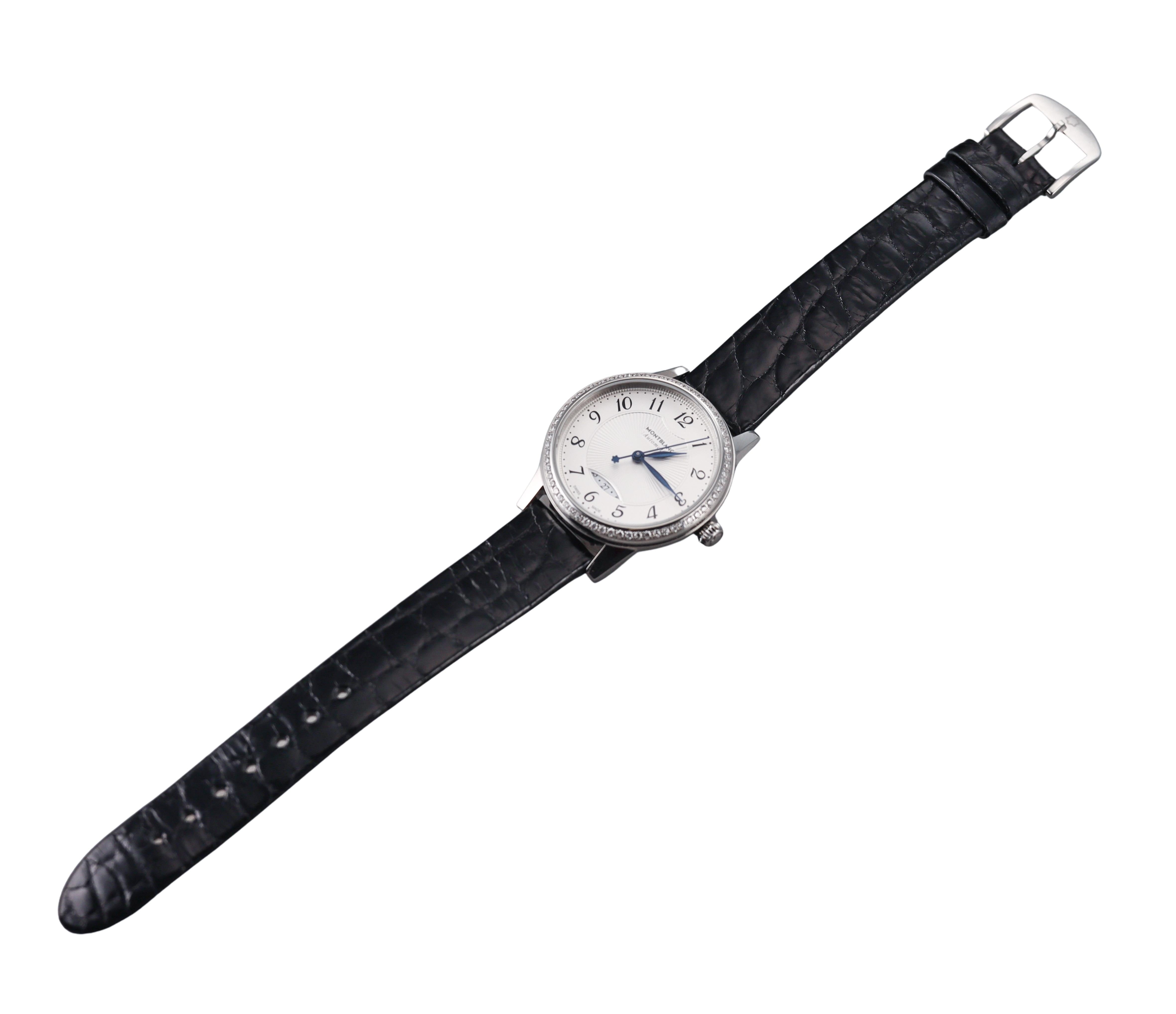 Montblanc Lady Boheme Diamond Steel Automatic Watch 111057