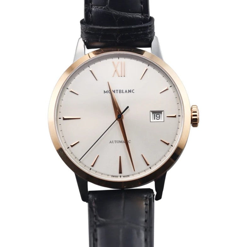 Montblanc Meisterstuck Heritage Silver Dial Automatic Watch 111624