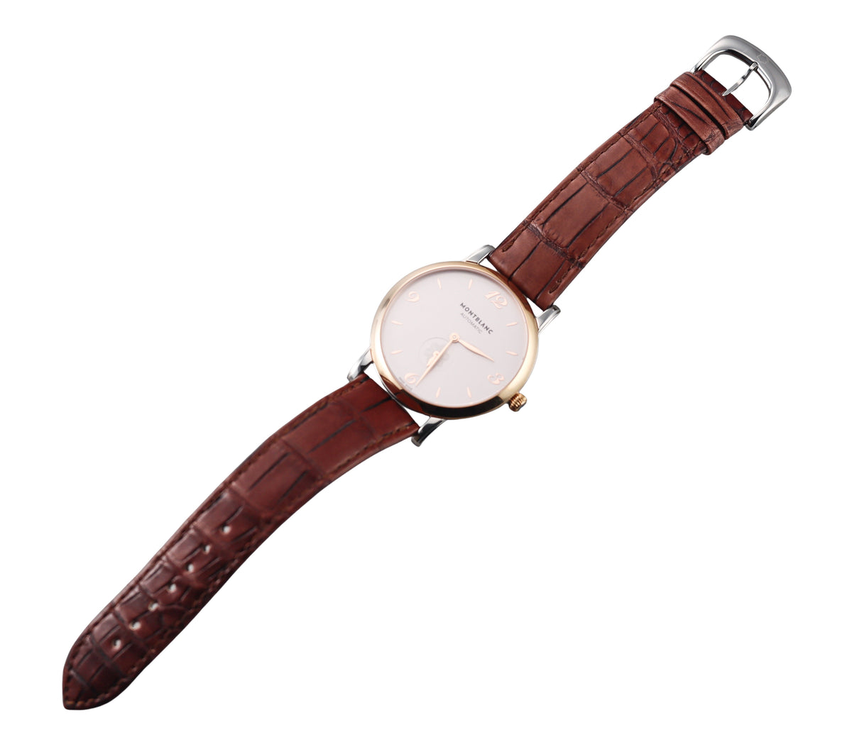 Montblanc Star Automatic 18k Rose Gold Steel Watch 107309